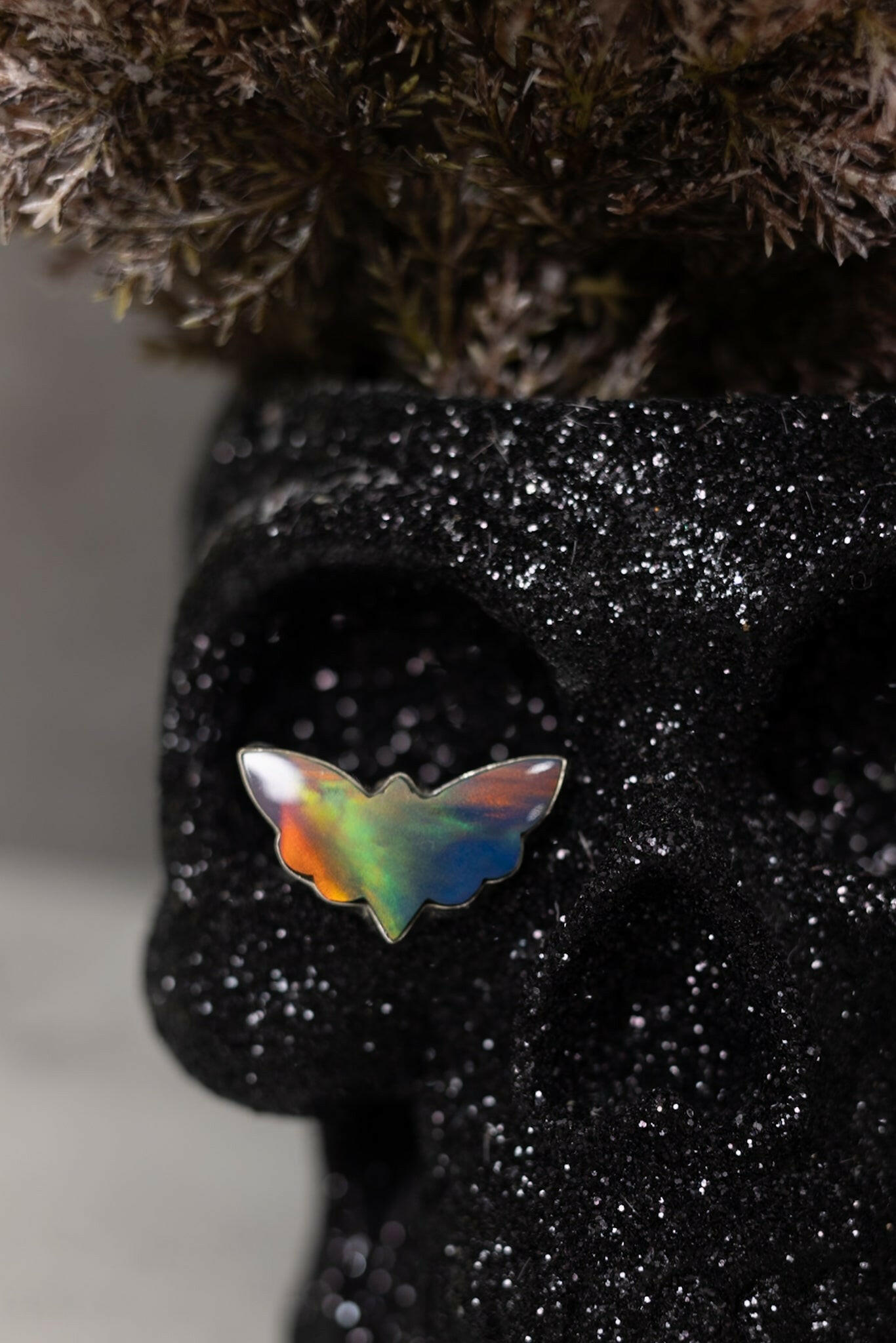 Moth Slabs-Chain Necklaces-Krush Kandy, Women's Online Fashion Boutique Located in Phoenix, Arizona (Scottsdale Area)