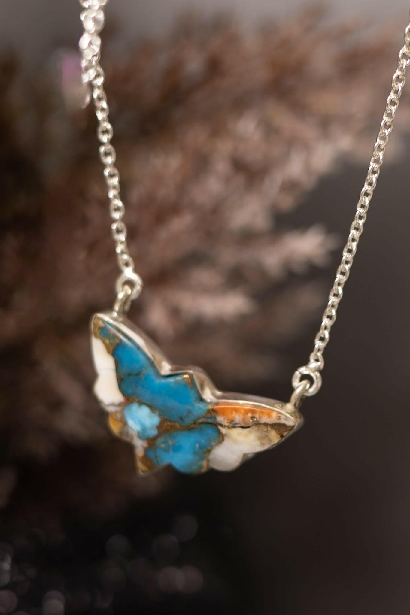 Moth Slabs-Chain Necklaces-Krush Kandy, Women's Online Fashion Boutique Located in Phoenix, Arizona (Scottsdale Area)