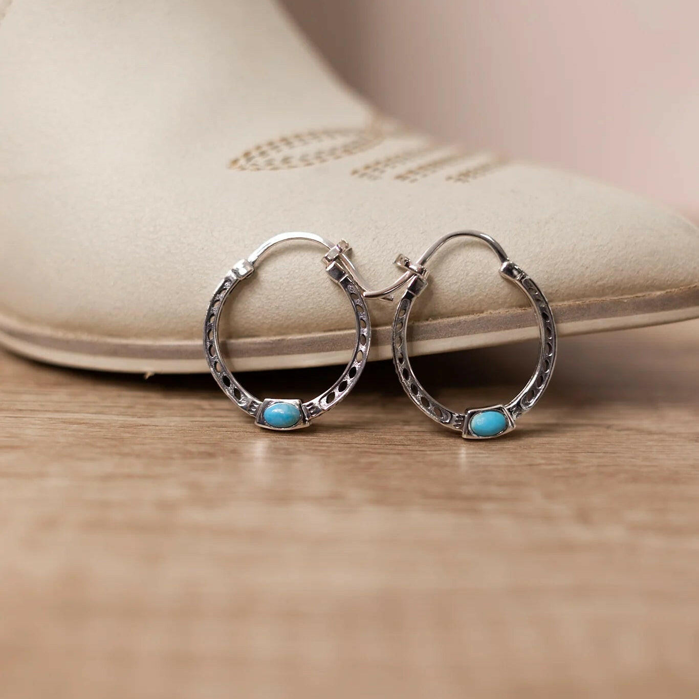 Hazels Western Single Stone Earrings-Stud Earrings-Krush Kandy, Women's Online Fashion Boutique Located in Phoenix, Arizona (Scottsdale Area)