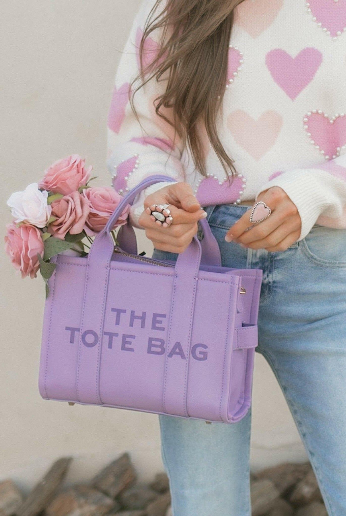 Mini Sweet Regards Tote Bag-Purses & Bags-Krush Kandy, Women's Online Fashion Boutique Located in Phoenix, Arizona (Scottsdale Area)