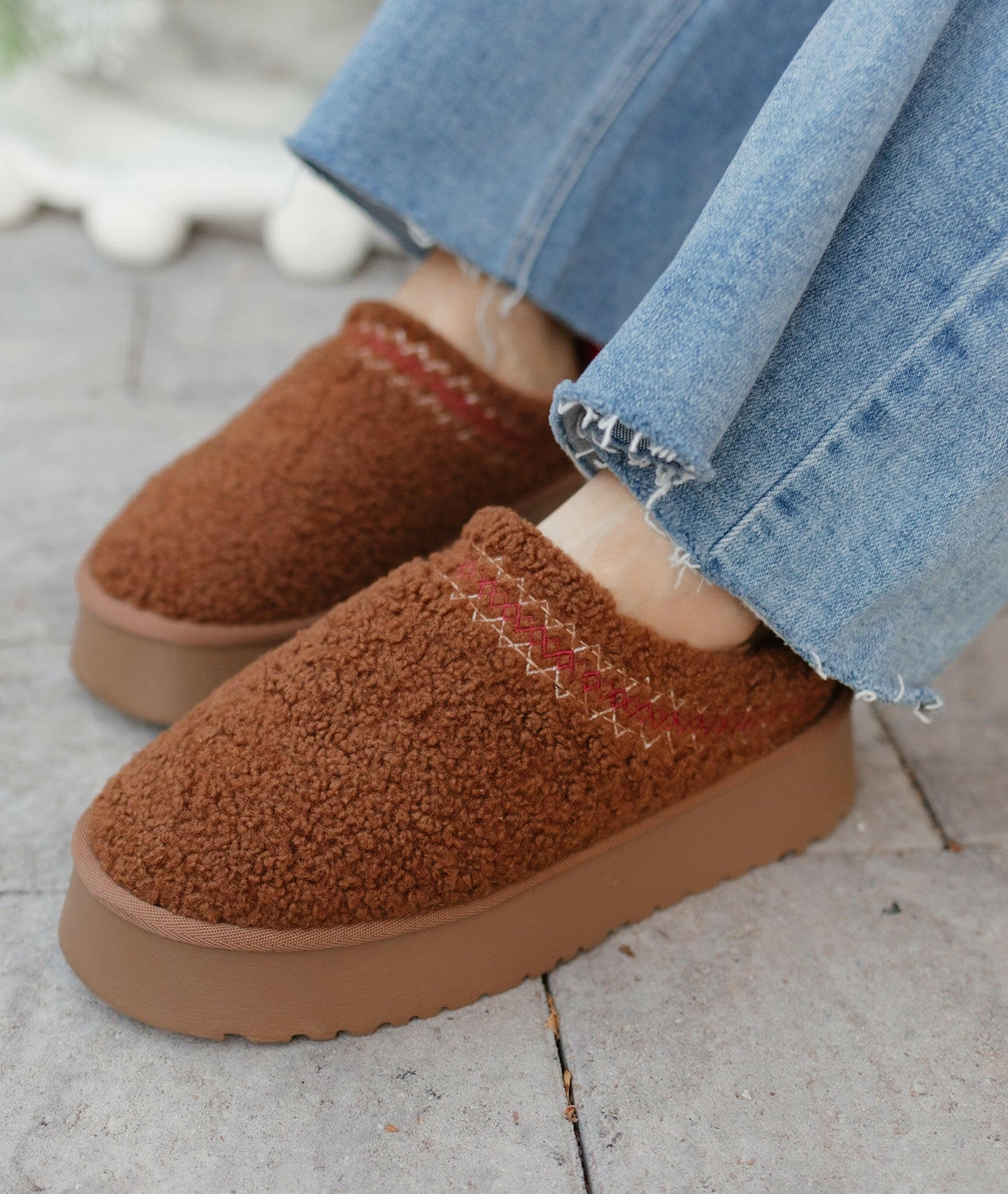 Fireside Kicks Sherpa Faux Fur Lined Slippers-Slippers-Krush Kandy, Women's Online Fashion Boutique Located in Phoenix, Arizona (Scottsdale Area)