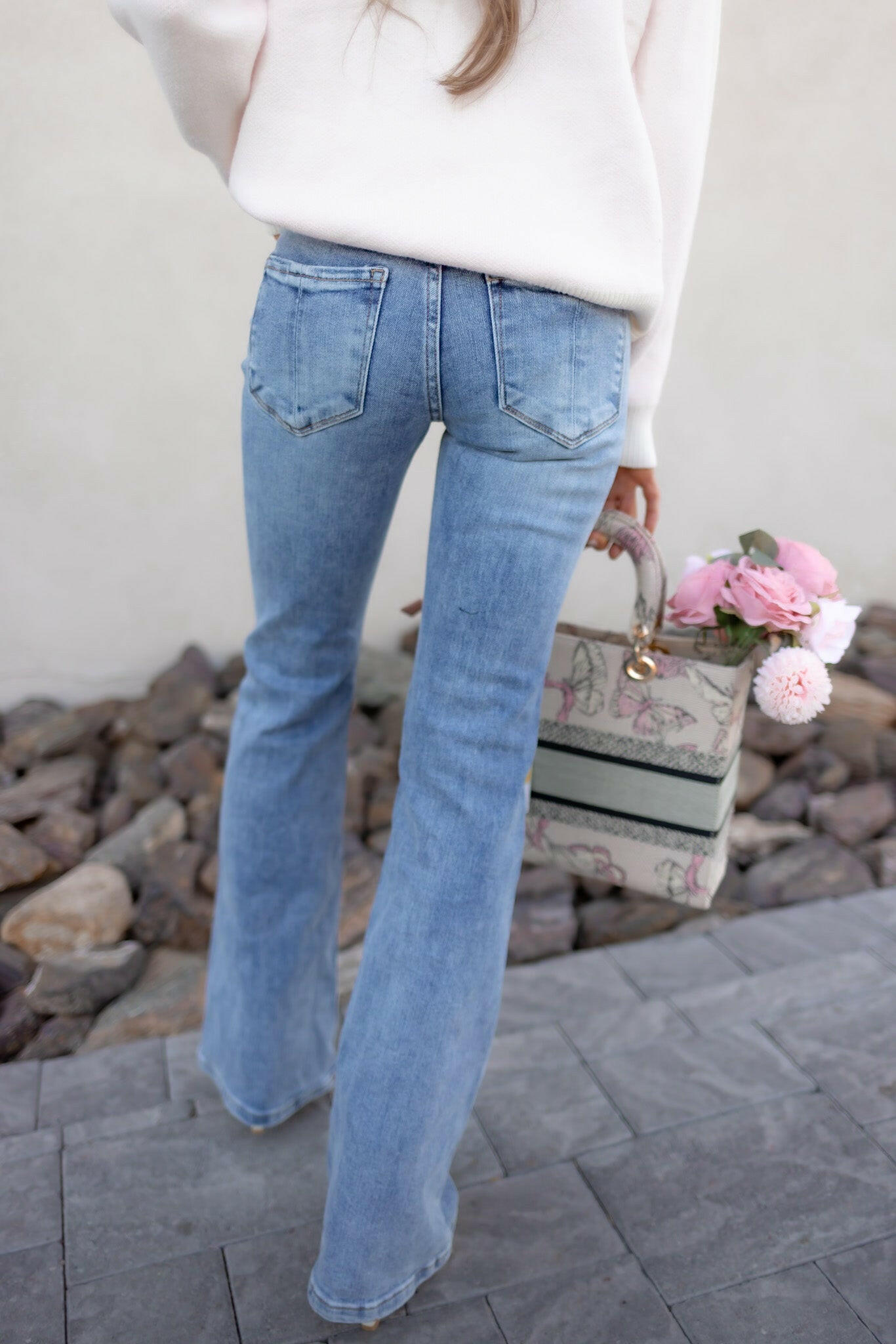 Risen Timeless Charm Bootcut Jeans PLUS/REG-Jeans-Krush Kandy, Women's Online Fashion Boutique Located in Phoenix, Arizona (Scottsdale Area)