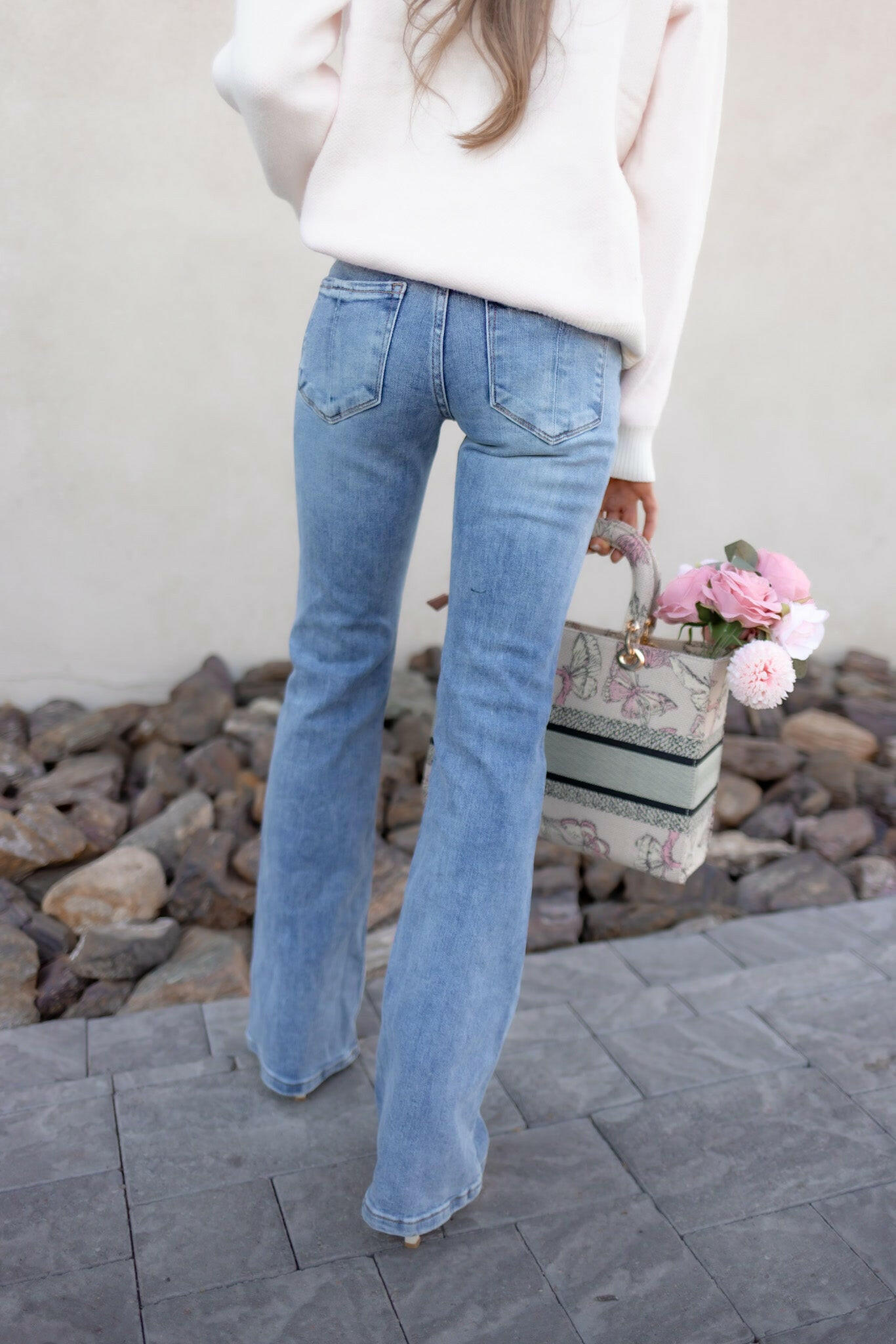 Risen Timeless Charm Bootcut Jeans PLUS/REG-Jeans-Krush Kandy, Women's Online Fashion Boutique Located in Phoenix, Arizona (Scottsdale Area)