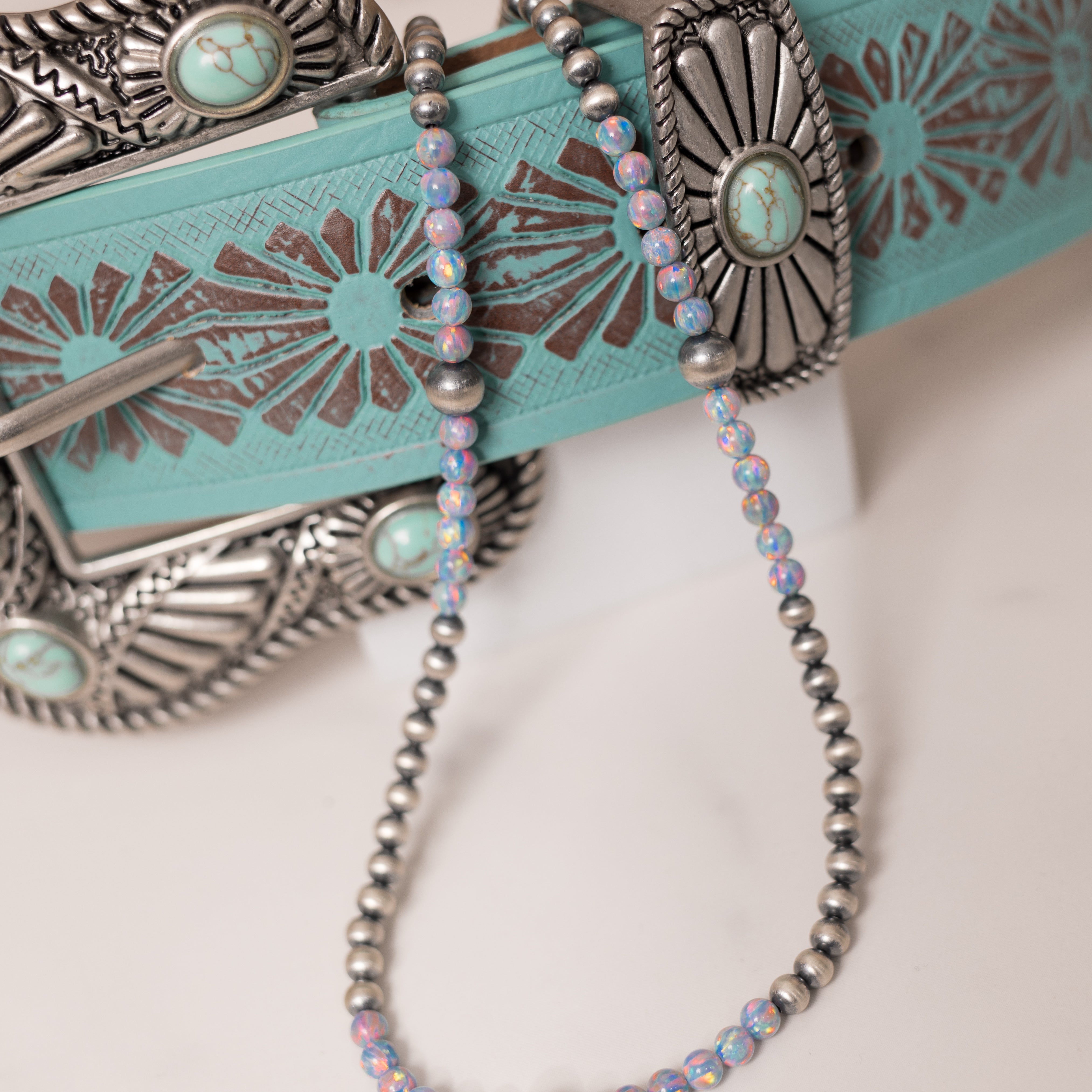 Desert Pearl & Opal Necklaces-Pearl Necklaces-Krush Kandy, Women's Online Fashion Boutique Located in Phoenix, Arizona (Scottsdale Area)