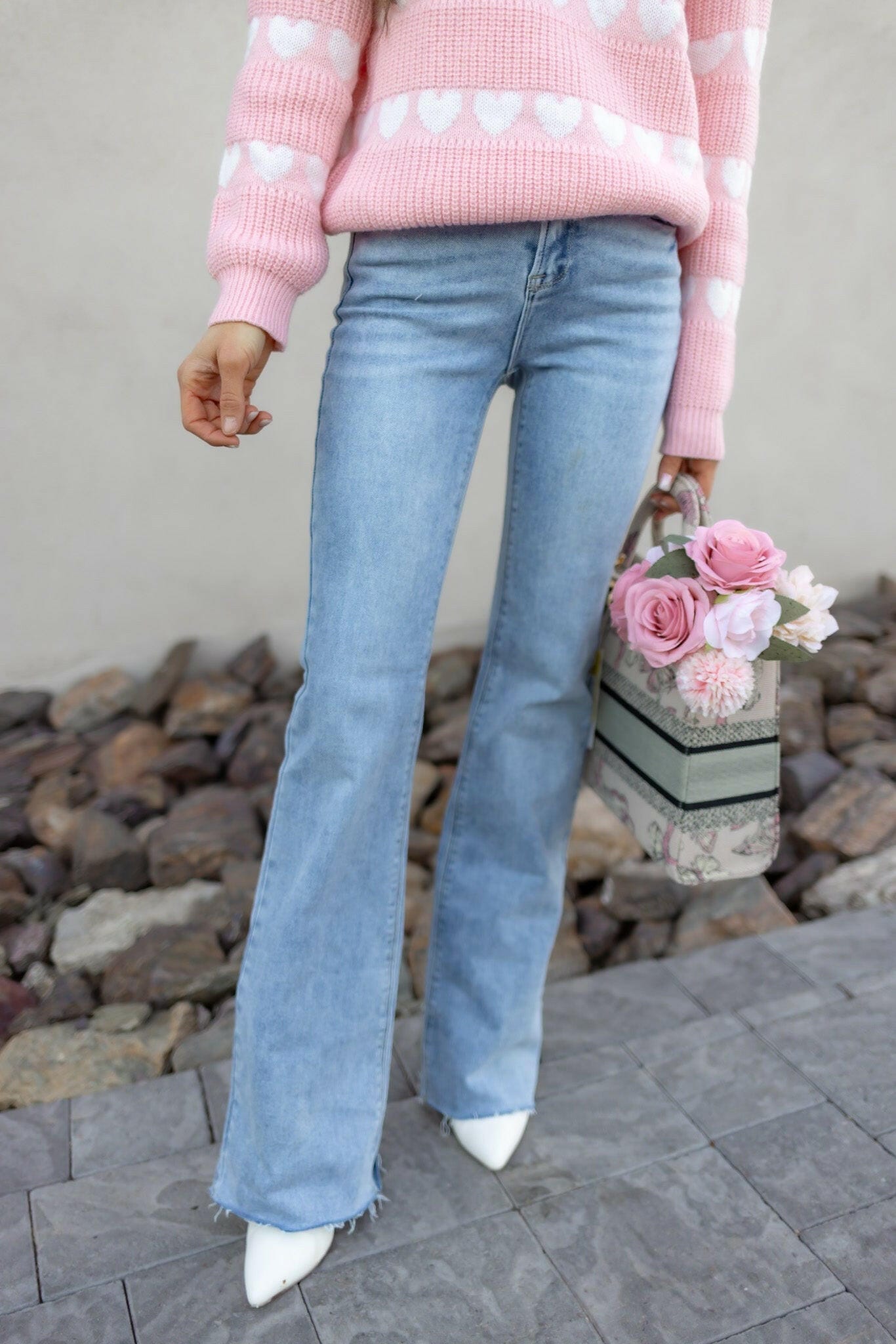 Risen Skyline Flare Jean-Jeans-Krush Kandy, Women's Online Fashion Boutique Located in Phoenix, Arizona (Scottsdale Area)