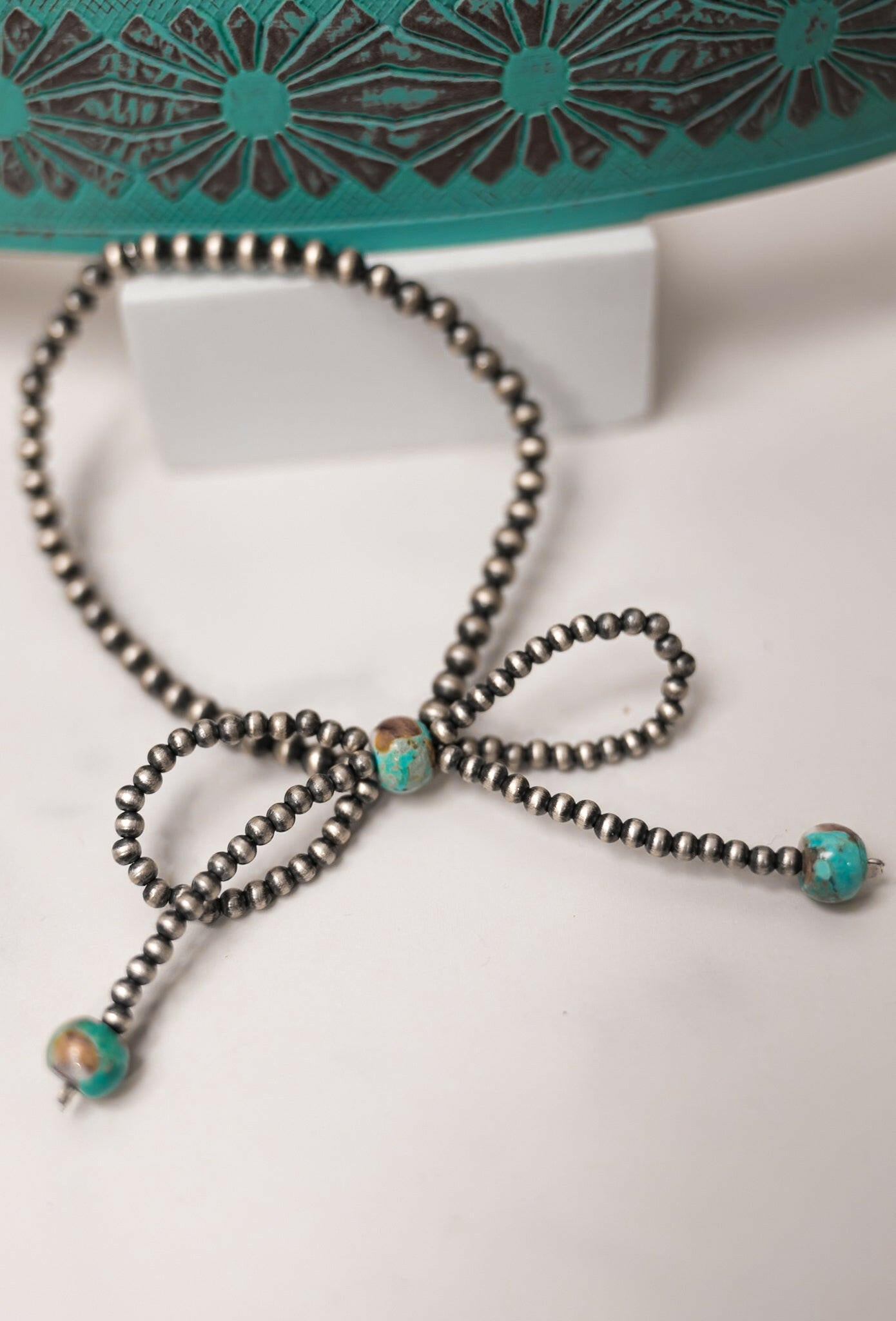 Autumns Mini Desert Pearl Bow Bracelet-Bracelets-Krush Kandy, Women's Online Fashion Boutique Located in Phoenix, Arizona (Scottsdale Area)