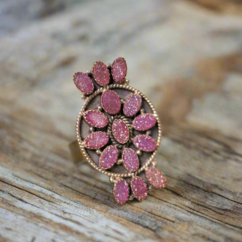 Iris Stone Ring-Band Rings-Krush Kandy, Women's Online Fashion Boutique Located in Phoenix, Arizona (Scottsdale Area)