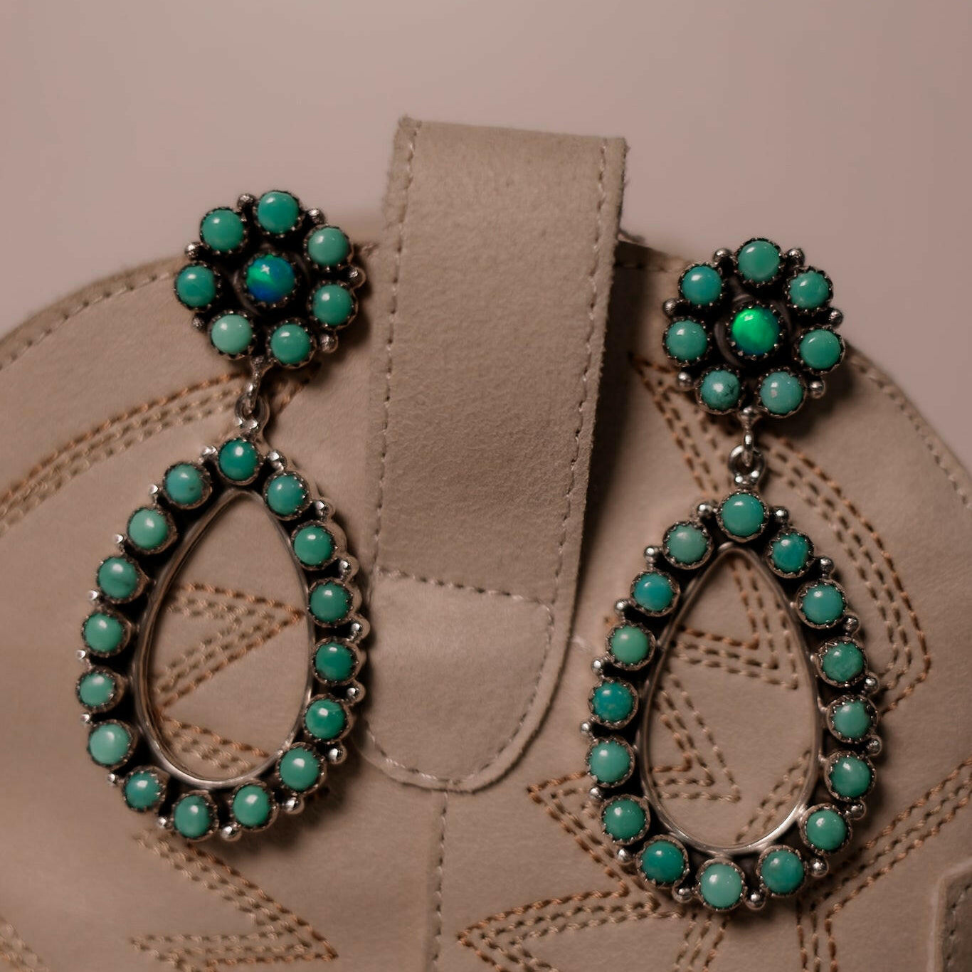 Krush Original Stone Earrings | The Pomegranate Hoops Collection-Krush Kandy, Women's Online Fashion Boutique Located in Phoenix, Arizona (Scottsdale Area)