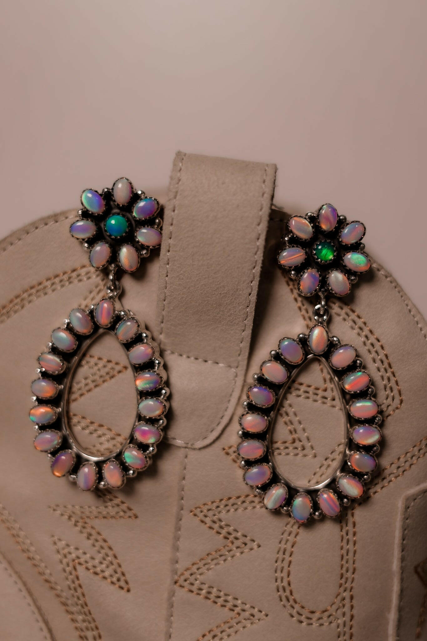 Krush Original Stone Earrings | The Pomegranate Hoops Collection-Krush Kandy, Women's Online Fashion Boutique Located in Phoenix, Arizona (Scottsdale Area)