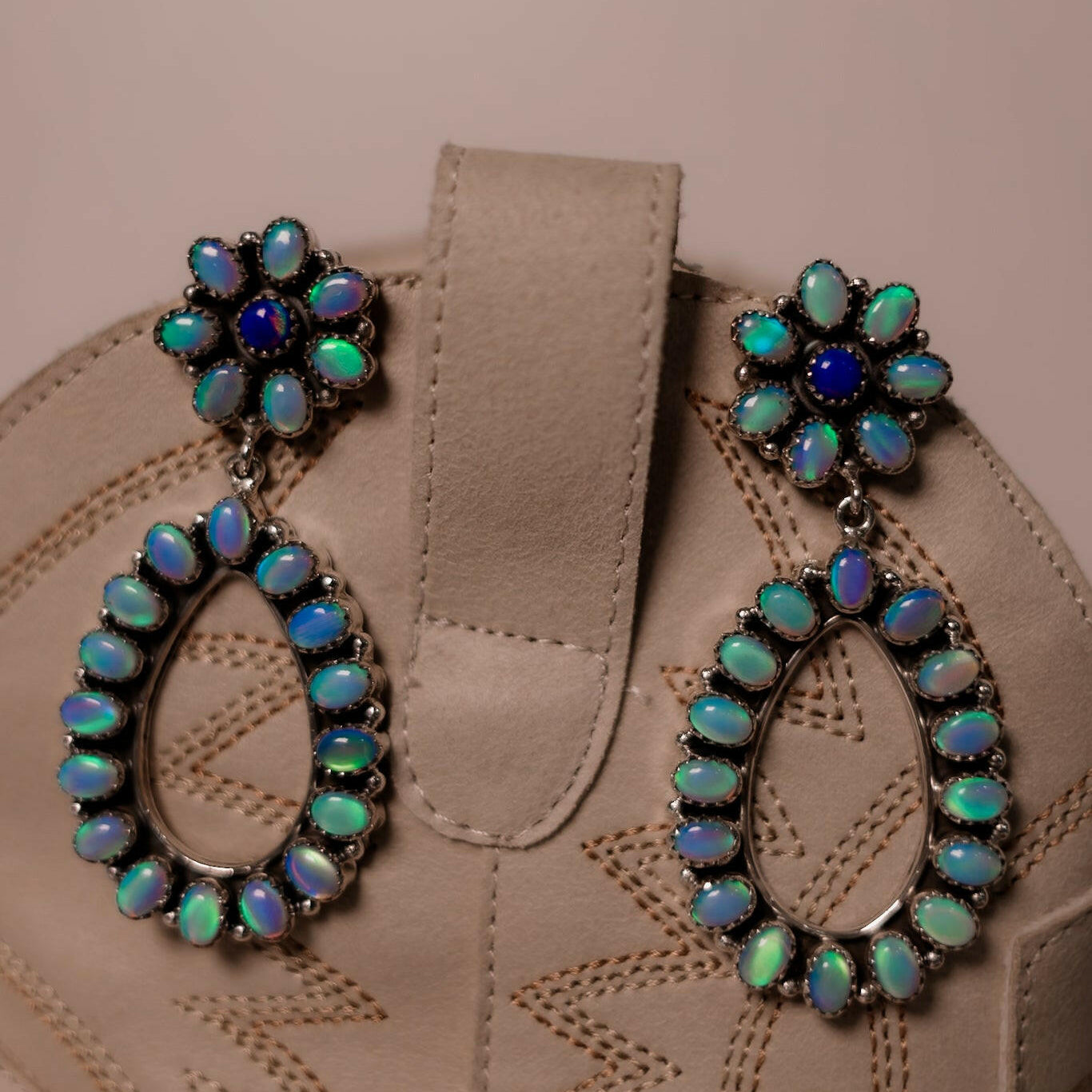Krush Original Stone Earrings | The Pomegranate Hoops Collection-Krush Kandy, Women's Online Fashion Boutique Located in Phoenix, Arizona (Scottsdale Area)