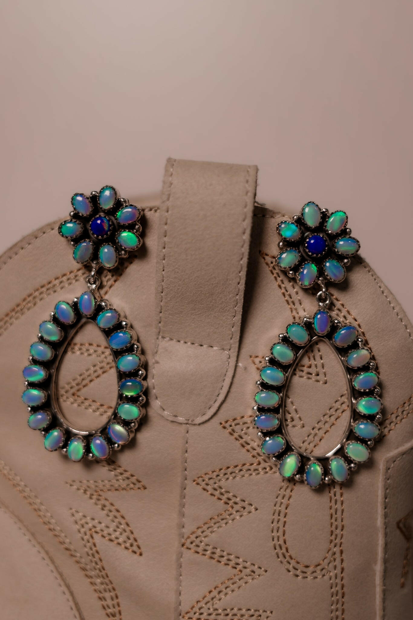 Krush Original Stone Earrings | The Pomegranate Hoops Collection-Krush Kandy, Women's Online Fashion Boutique Located in Phoenix, Arizona (Scottsdale Area)