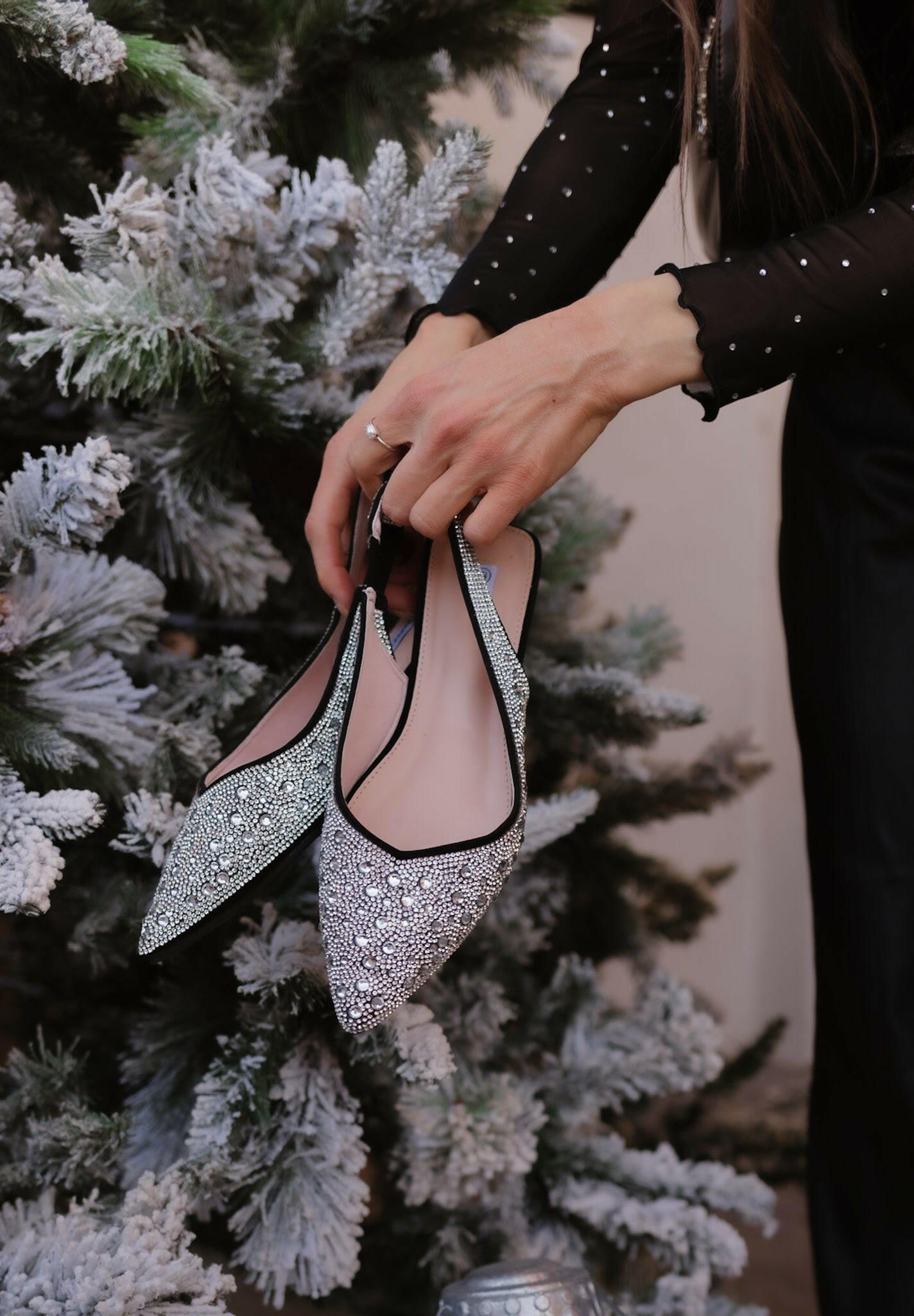 Champagne Toast Rhinestone Flats-Flats-Krush Kandy, Women's Online Fashion Boutique Located in Phoenix, Arizona (Scottsdale Area)