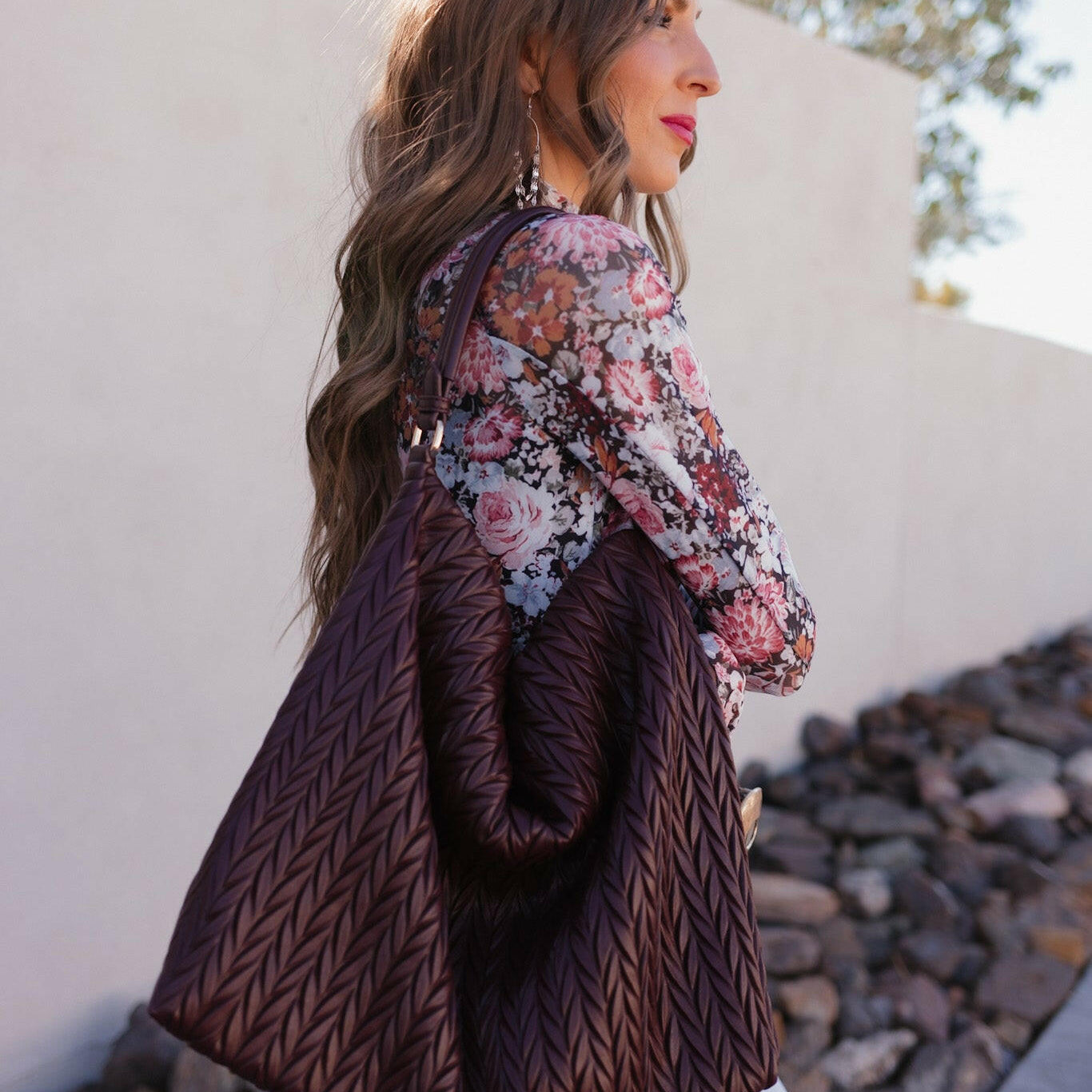 Wanderlust Quilted Hobo Bag-Purses & Bags-Krush Kandy, Women's Online Fashion Boutique Located in Phoenix, Arizona (Scottsdale Area)