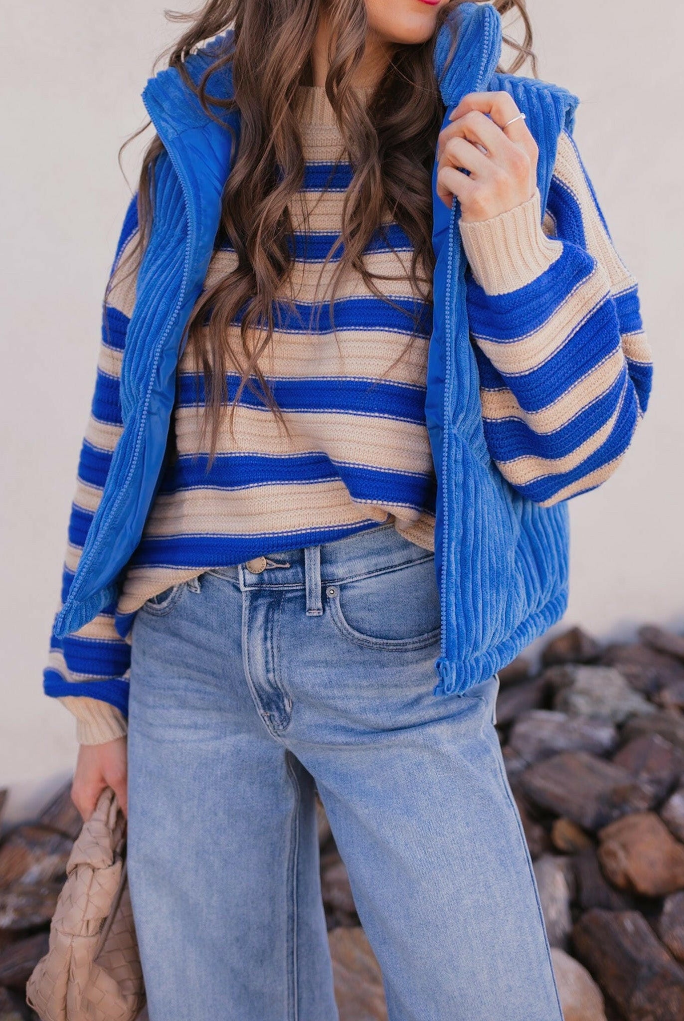 The Ridge Zip-Up Padded Corduroy Puffer Vest S-3X EXCLUSIVE-Vests-Krush Kandy, Women's Online Fashion Boutique Located in Phoenix, Arizona (Scottsdale Area)