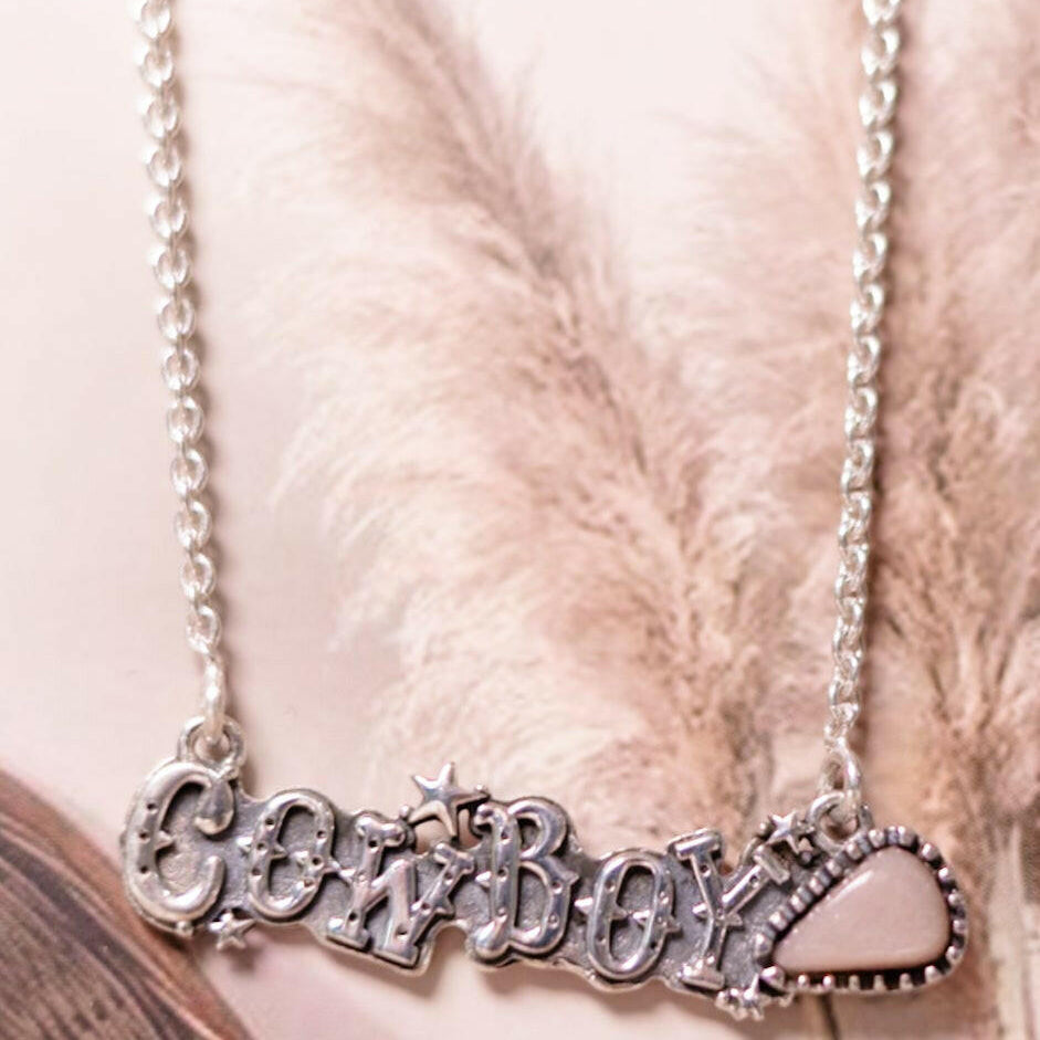Meet Me At The Rodeo Cowboy Necklace-Chain Necklaces-Krush Kandy, Women's Online Fashion Boutique Located in Phoenix, Arizona (Scottsdale Area)