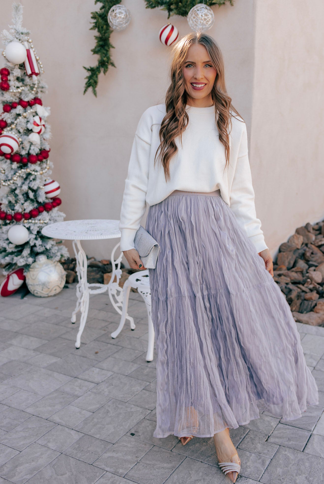 Ruffled Plisse Maxi Skirt-Skirts-Krush Kandy, Women's Online Fashion Boutique Located in Phoenix, Arizona (Scottsdale Area)