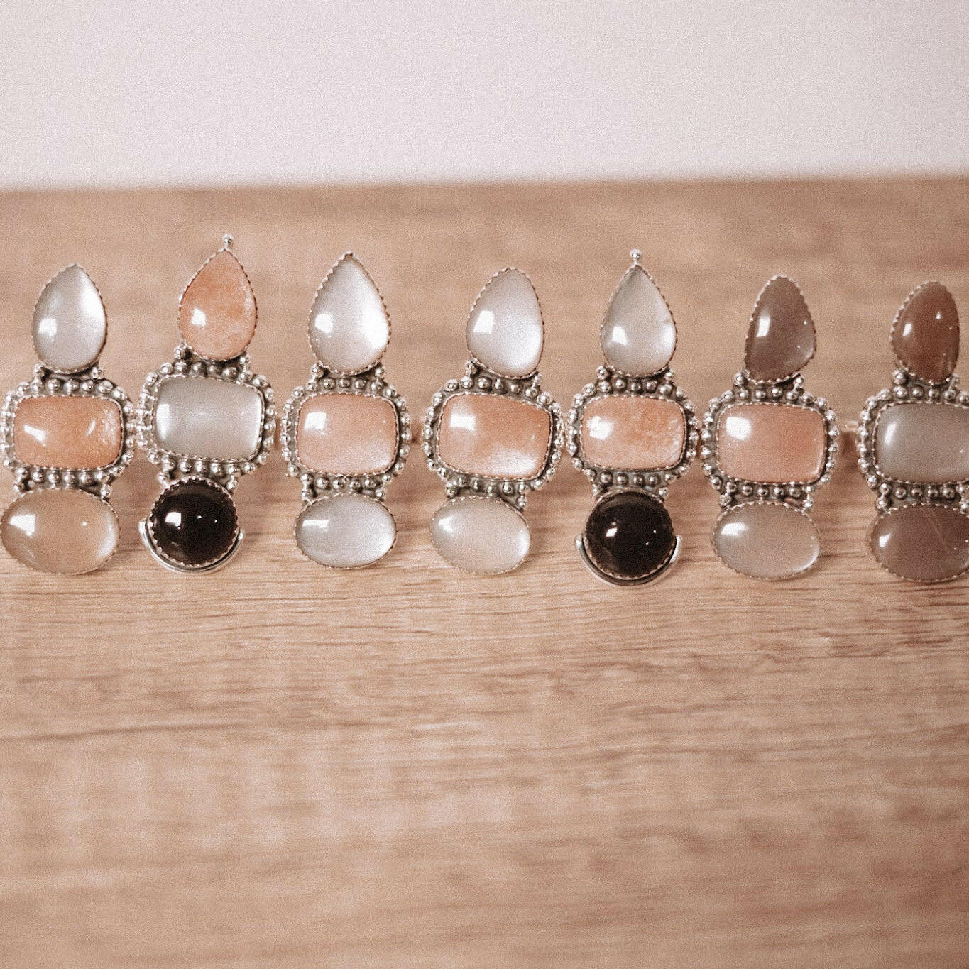 One Of A Kind Three Stone Crawler-Ring Sizers-Krush Kandy, Women's Online Fashion Boutique Located in Phoenix, Arizona (Scottsdale Area)