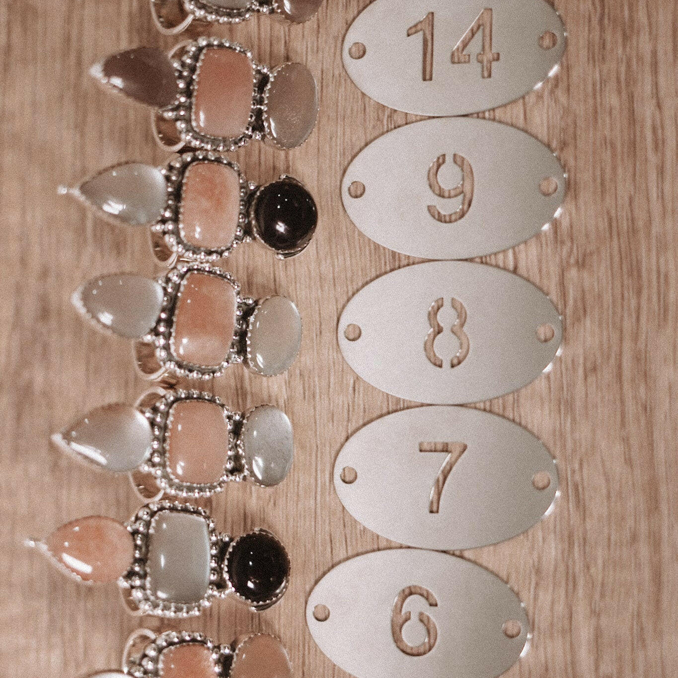 One Of A Kind Three Stone Crawler-Ring Sizers-Krush Kandy, Women's Online Fashion Boutique Located in Phoenix, Arizona (Scottsdale Area)