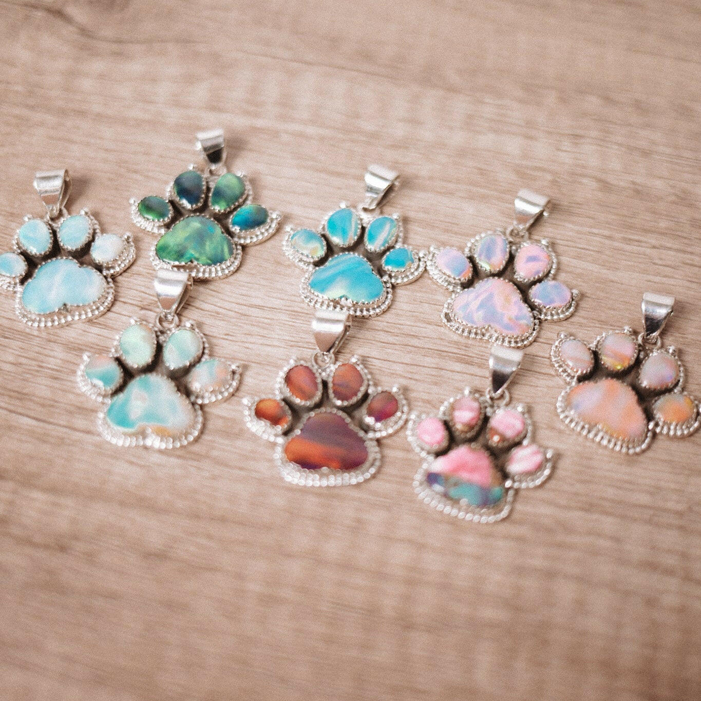 True Dog Paw Pendant-Chain Necklaces-Krush Kandy, Women's Online Fashion Boutique Located in Phoenix, Arizona (Scottsdale Area)