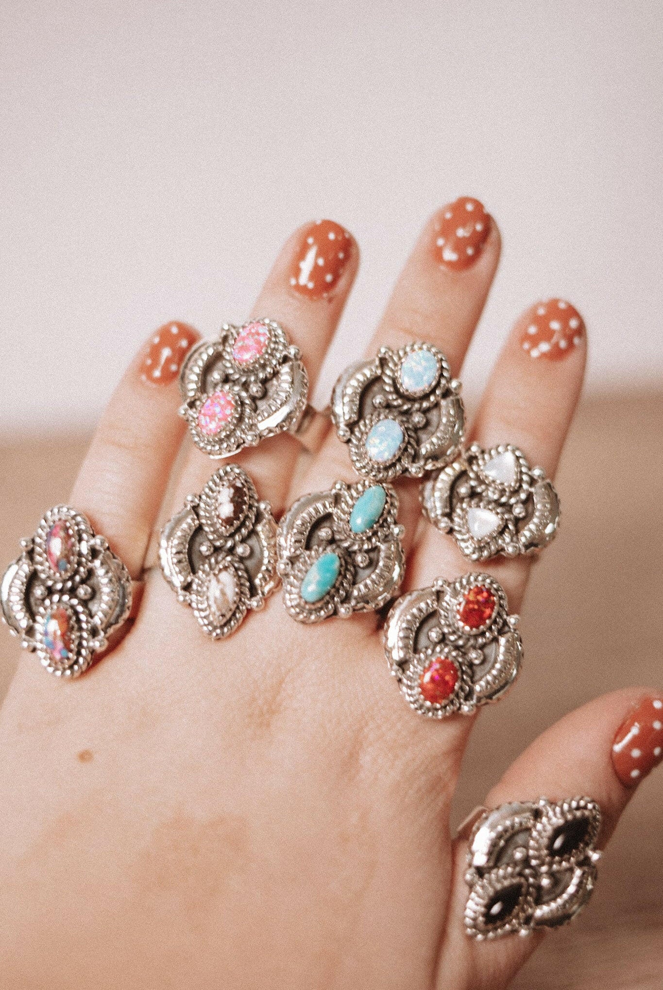 Marlowe's Double Stone Ring-Ring Sizers-Krush Kandy, Women's Online Fashion Boutique Located in Phoenix, Arizona (Scottsdale Area)