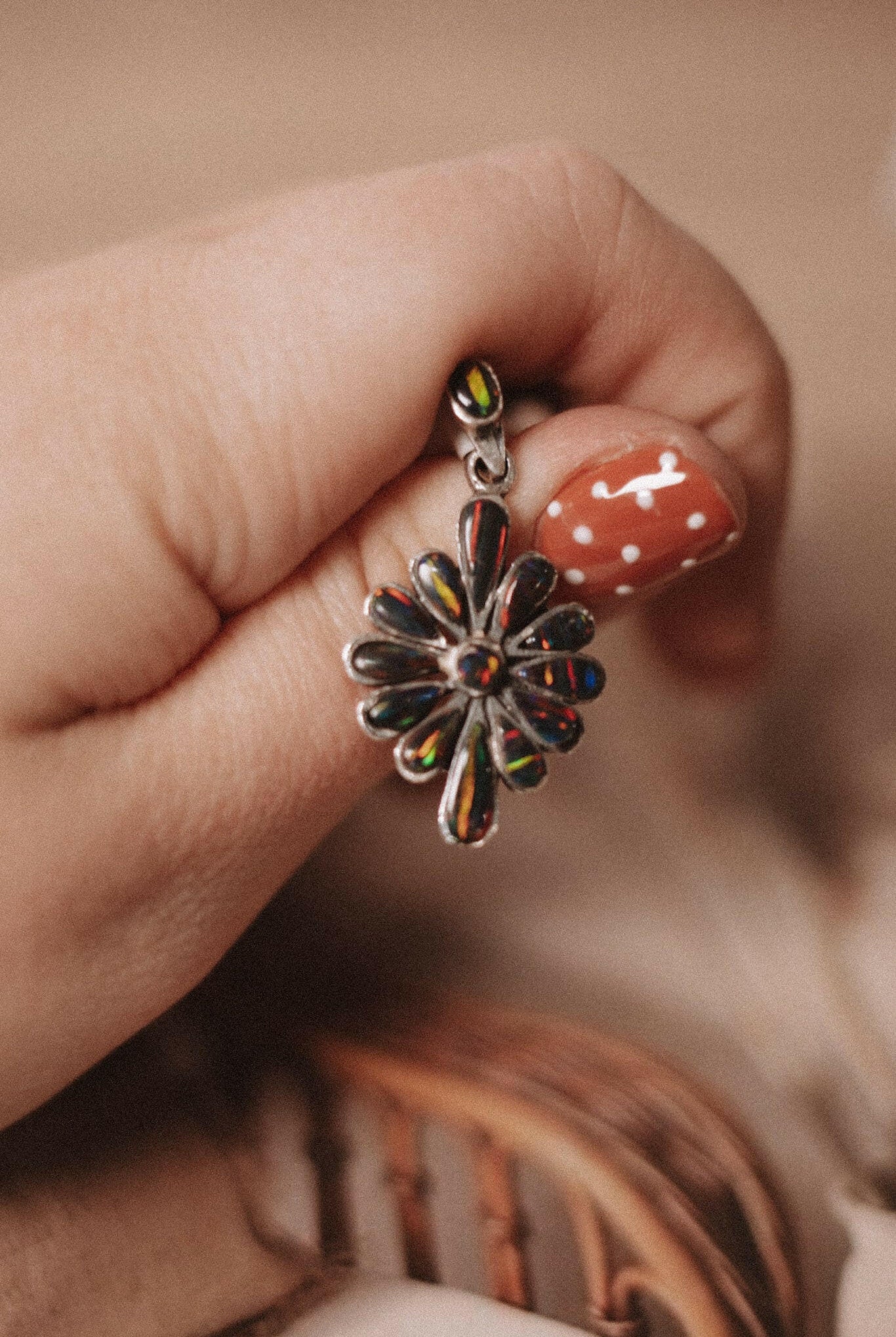 Flower Opal Pendants-Charms & Pendants-Krush Kandy, Women's Online Fashion Boutique Located in Phoenix, Arizona (Scottsdale Area)