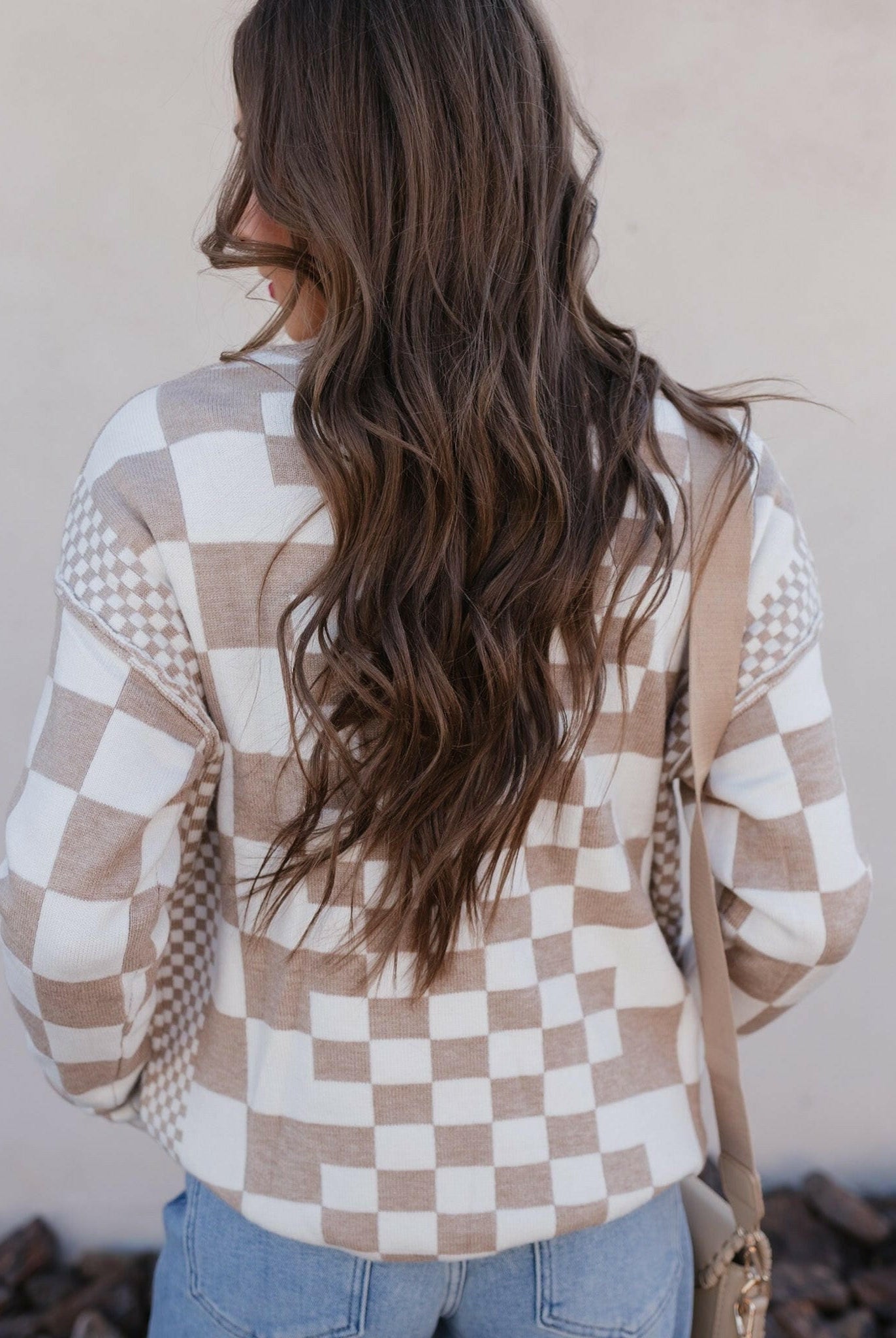 Check Me Out Checked Sweater-Sweaters-Krush Kandy, Women's Online Fashion Boutique Located in Phoenix, Arizona (Scottsdale Area)