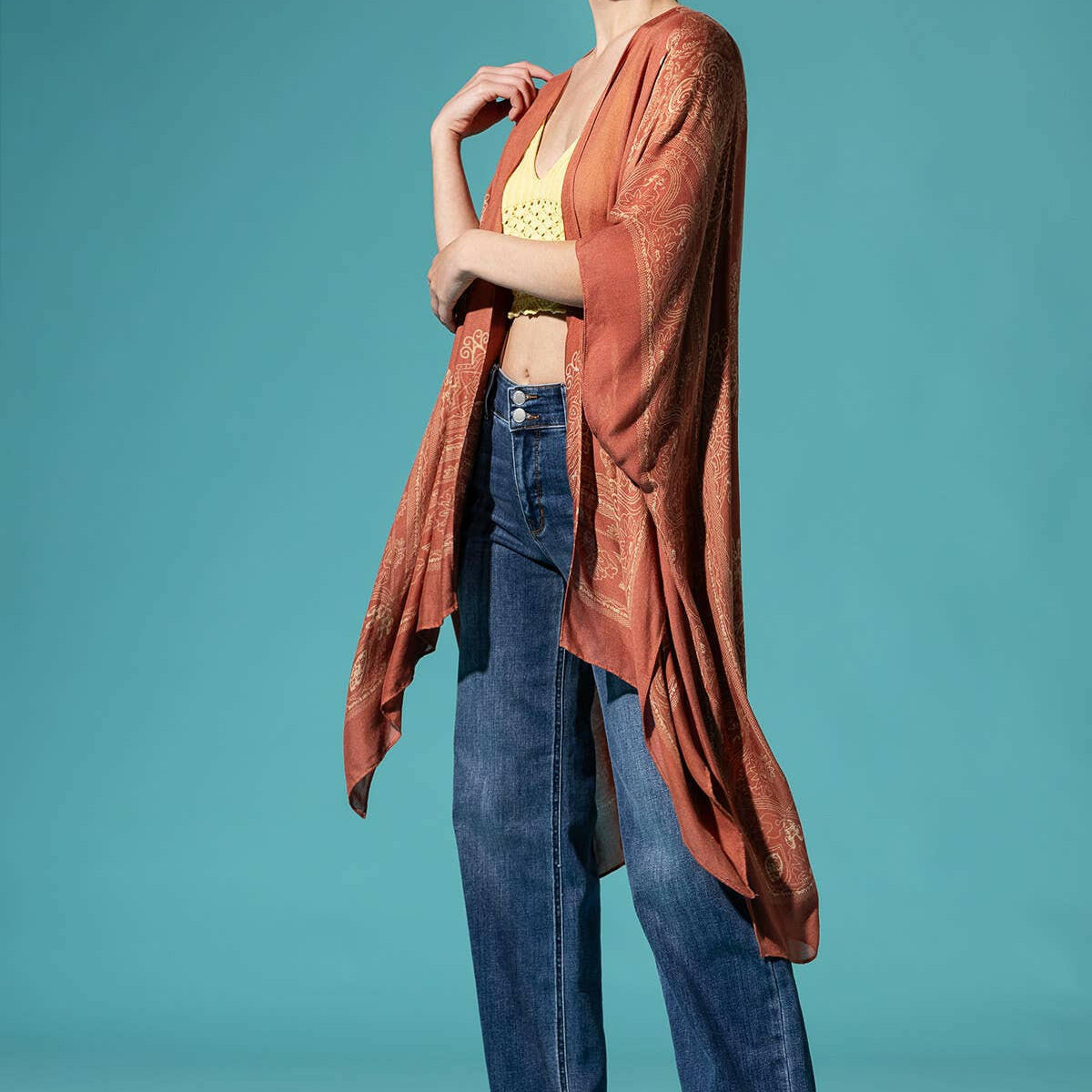 Ornate Mandala Kimono-Kimono-Krush Kandy, Women's Online Fashion Boutique Located in Phoenix, Arizona (Scottsdale Area)