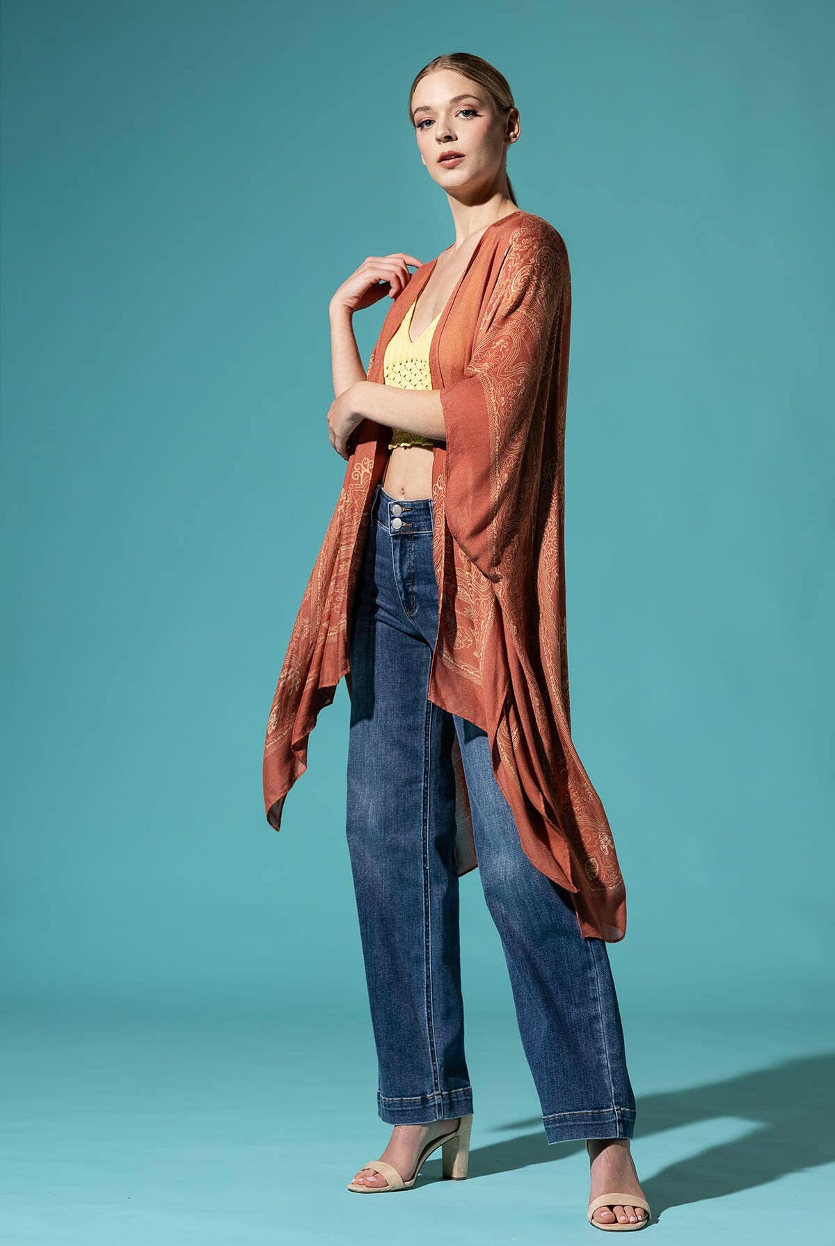 Ornate Mandala Kimono-Kimono-Krush Kandy, Women's Online Fashion Boutique Located in Phoenix, Arizona (Scottsdale Area)