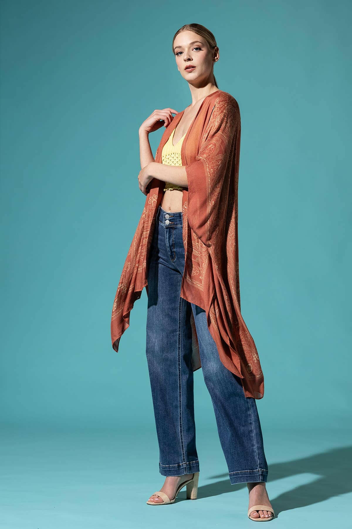 Ornate Mandala Kimono-Kimono-Krush Kandy, Women's Online Fashion Boutique Located in Phoenix, Arizona (Scottsdale Area)