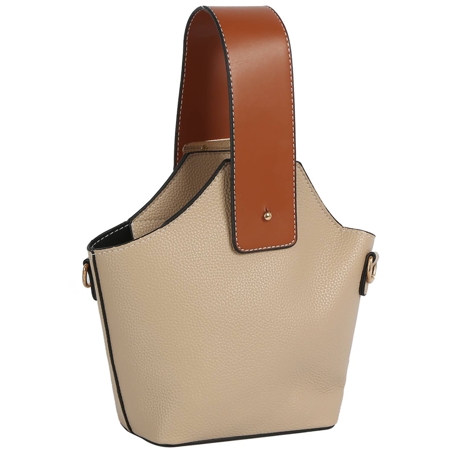 Buckle Handle Faux Leather Satchel-Purses & Bags-Krush Kandy, Women's Online Fashion Boutique Located in Phoenix, Arizona (Scottsdale Area)