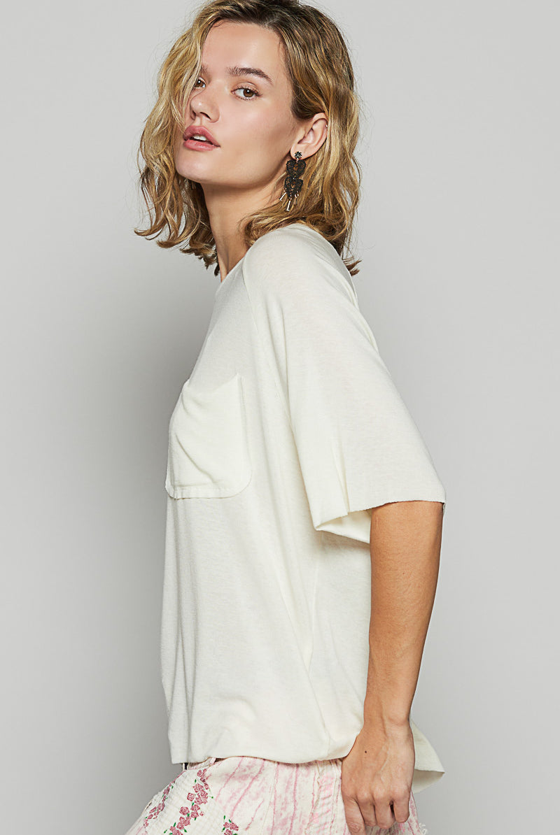 POL Vintage Washed Short Sleeve-Tops-Krush Kandy, Women's Online Fashion Boutique Located in Phoenix, Arizona (Scottsdale Area)