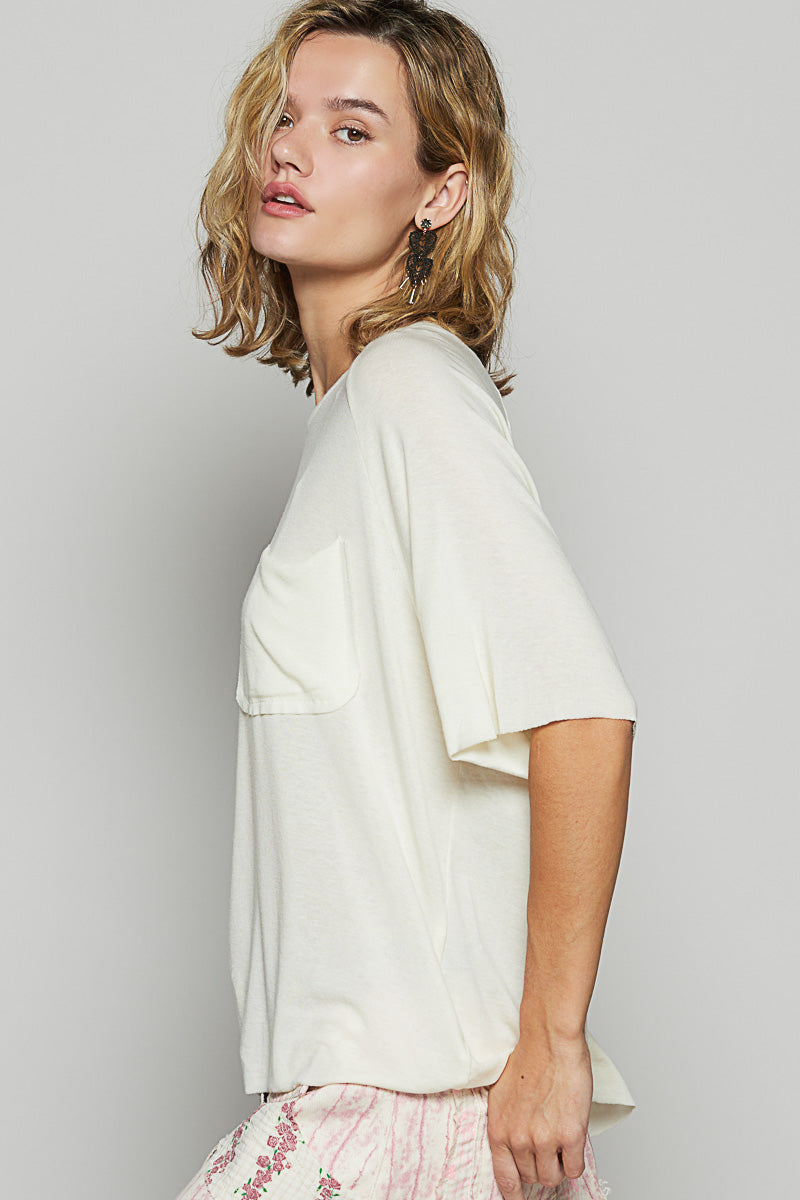 POL Vintage Washed Short Sleeve-Tops-Krush Kandy, Women's Online Fashion Boutique Located in Phoenix, Arizona (Scottsdale Area)