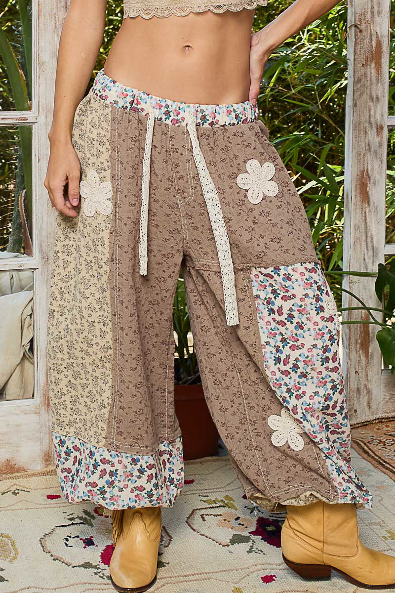 POL Boho Patchwork Crochet Wide-Leg Pants-Pants-Krush Kandy, Women's Online Fashion Boutique Located in Phoenix, Arizona (Scottsdale Area)