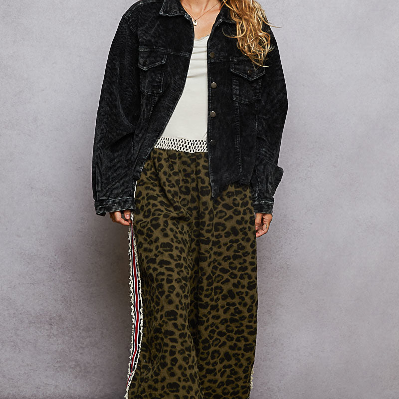 POL Corduroy Trucker Jacket-Jacket-Krush Kandy, Women's Online Fashion Boutique Located in Phoenix, Arizona (Scottsdale Area)