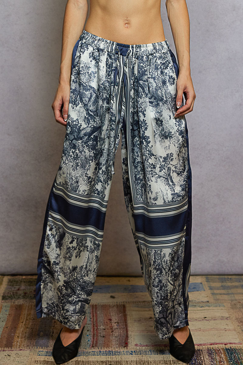 POL Floral Print Wide-Leg Pants-Pants-Krush Kandy, Women's Online Fashion Boutique Located in Phoenix, Arizona (Scottsdale Area)