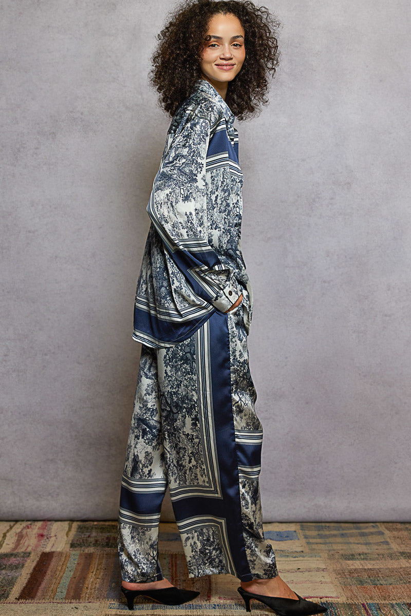 POL Floral Print Wide-Leg Pants-Pants-Krush Kandy, Women's Online Fashion Boutique Located in Phoenix, Arizona (Scottsdale Area)