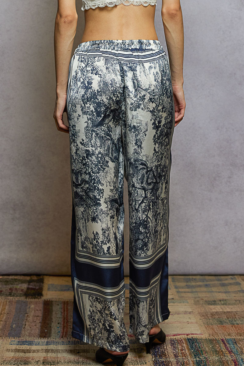 POL Floral Print Wide-Leg Pants-Pants-Krush Kandy, Women's Online Fashion Boutique Located in Phoenix, Arizona (Scottsdale Area)
