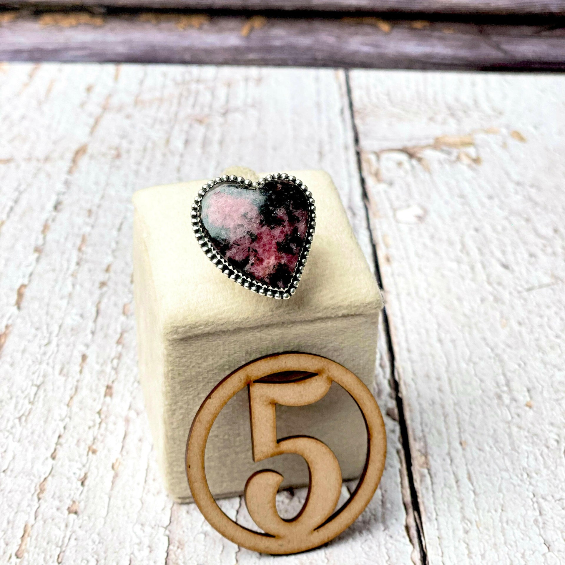 Rhodonite Slab Rings-Ring-Krush Kandy, Women's Online Fashion Boutique Located in Phoenix, Arizona (Scottsdale Area)
