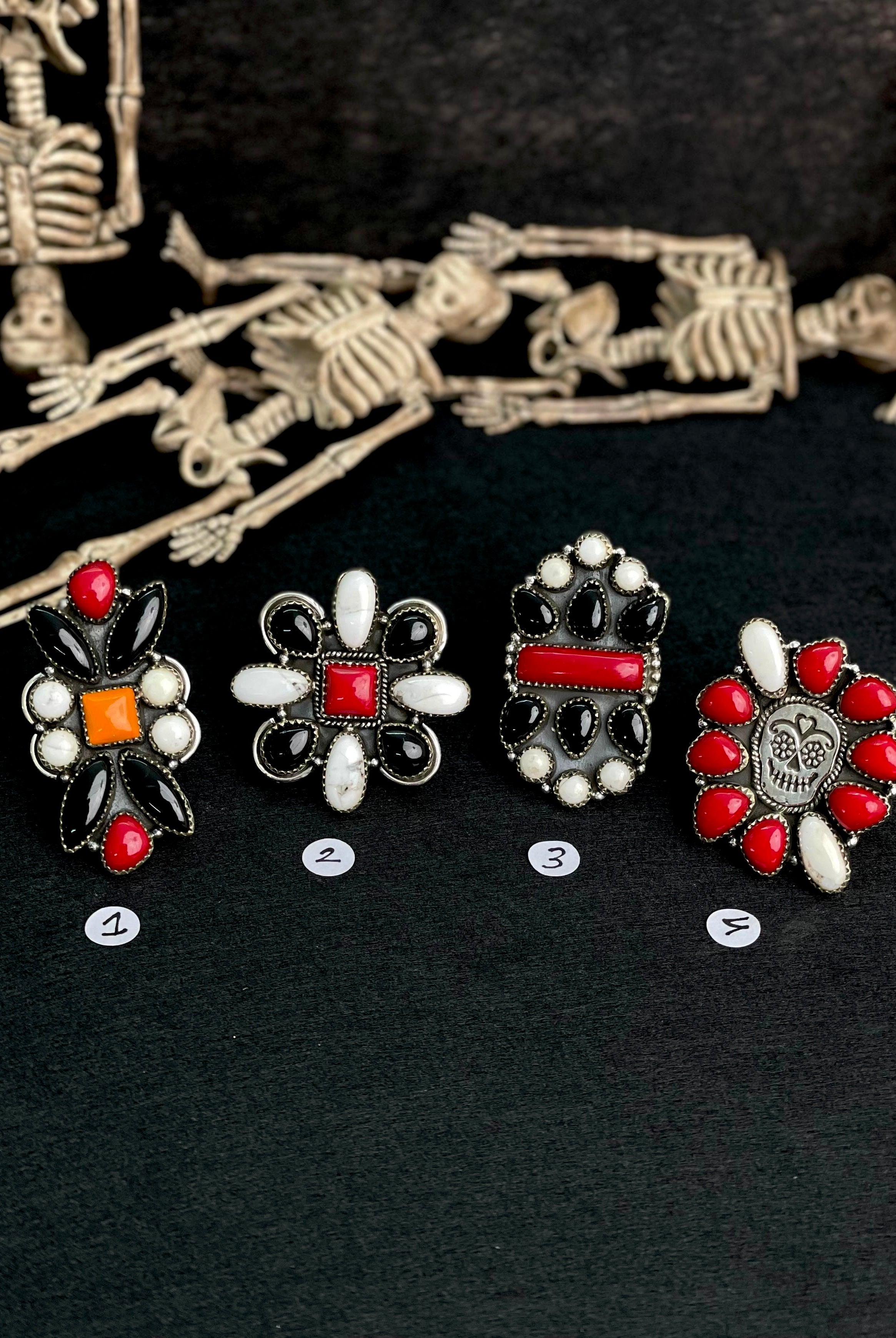 Halloween Rings Rosarita & Black Onyx sno 34-Rings-Krush Kandy, Women's Online Fashion Boutique Located in Phoenix, Arizona (Scottsdale Area)