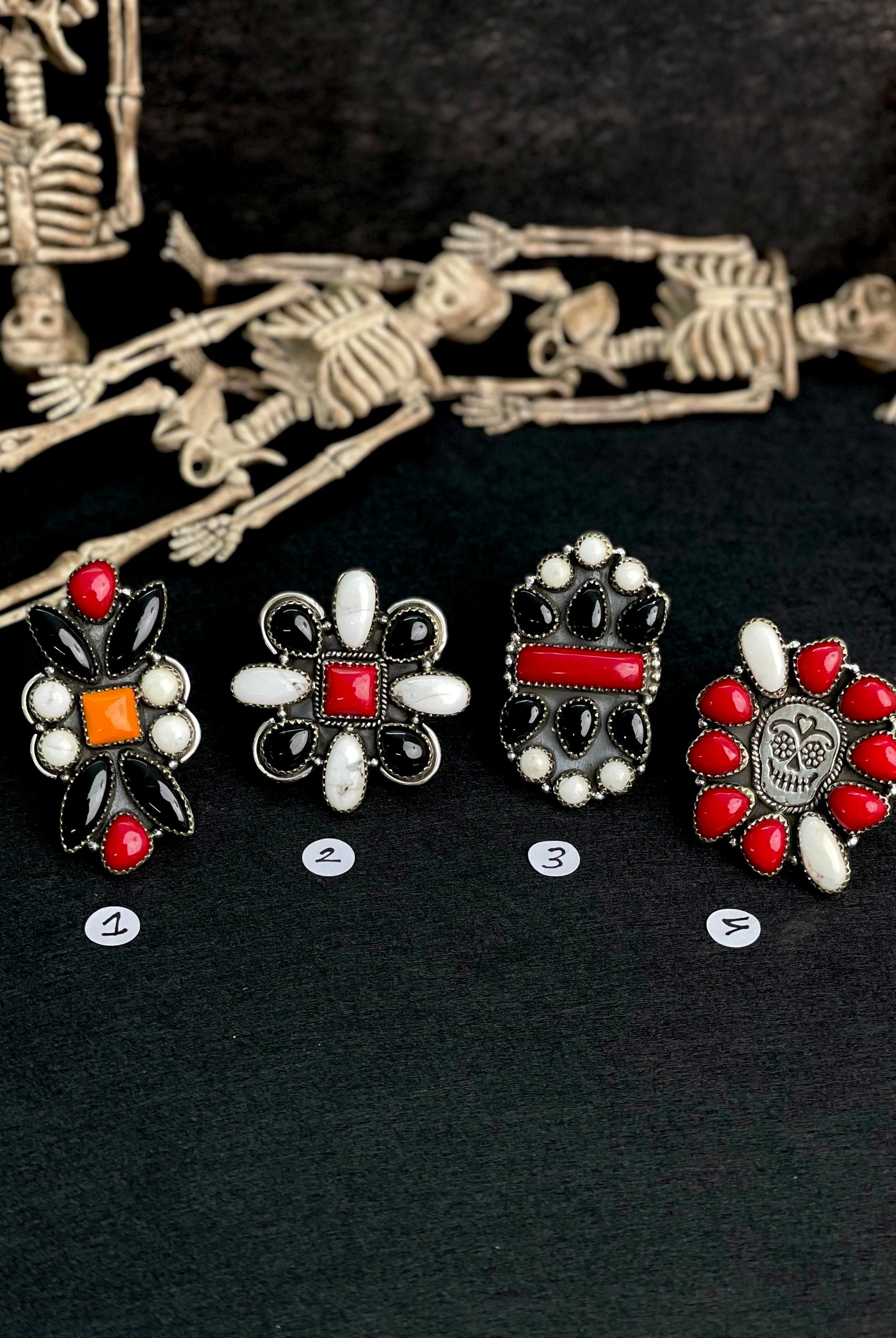 Halloween Rings Rosarita & Black Onyx sno 34-Rings-Krush Kandy, Women's Online Fashion Boutique Located in Phoenix, Arizona (Scottsdale Area)