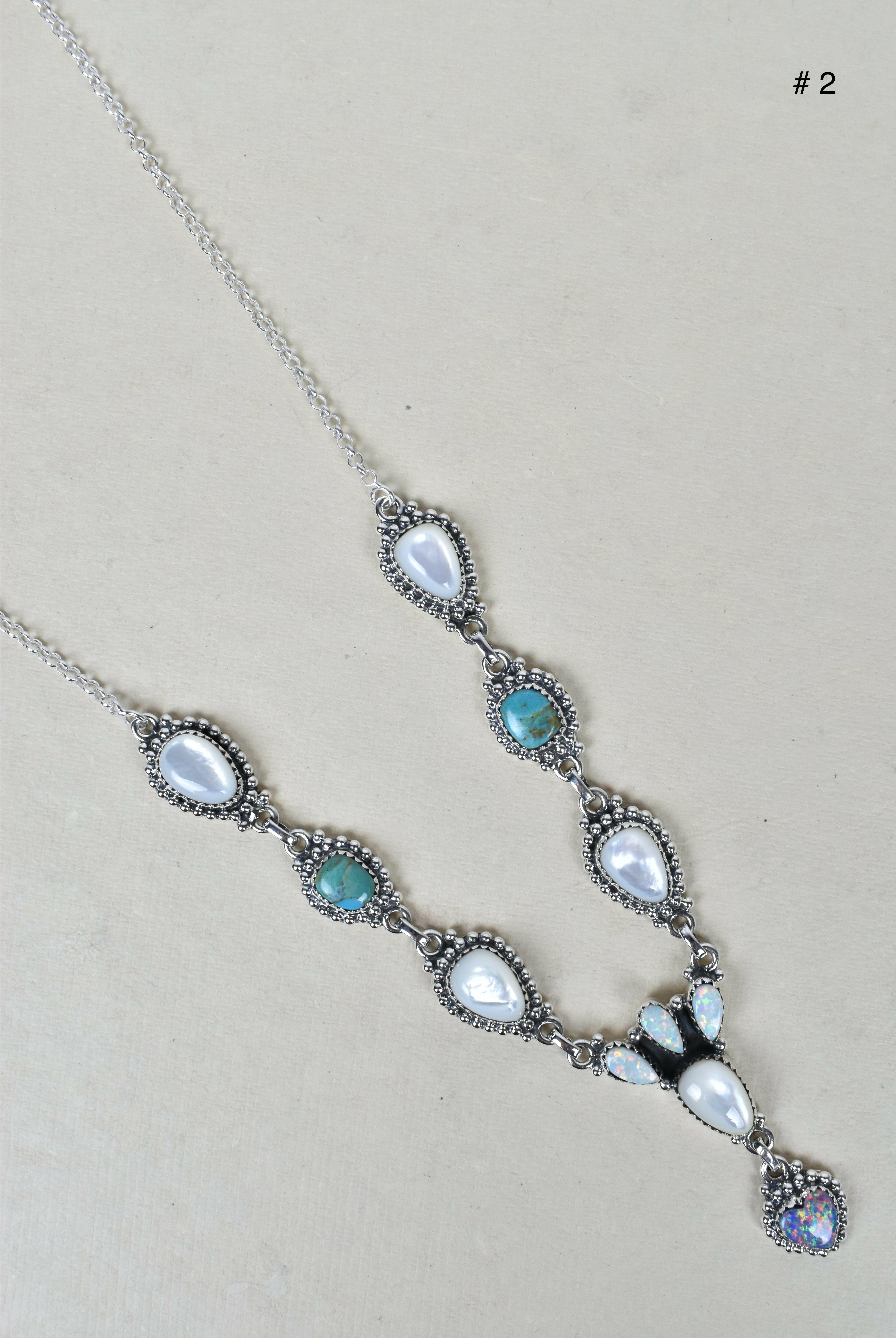The Ethereal Elegance Sterling Silver Necklace-Lariat and Y Necklaces-Krush Kandy, Women's Online Fashion Boutique Located in Phoenix, Arizona (Scottsdale Area)