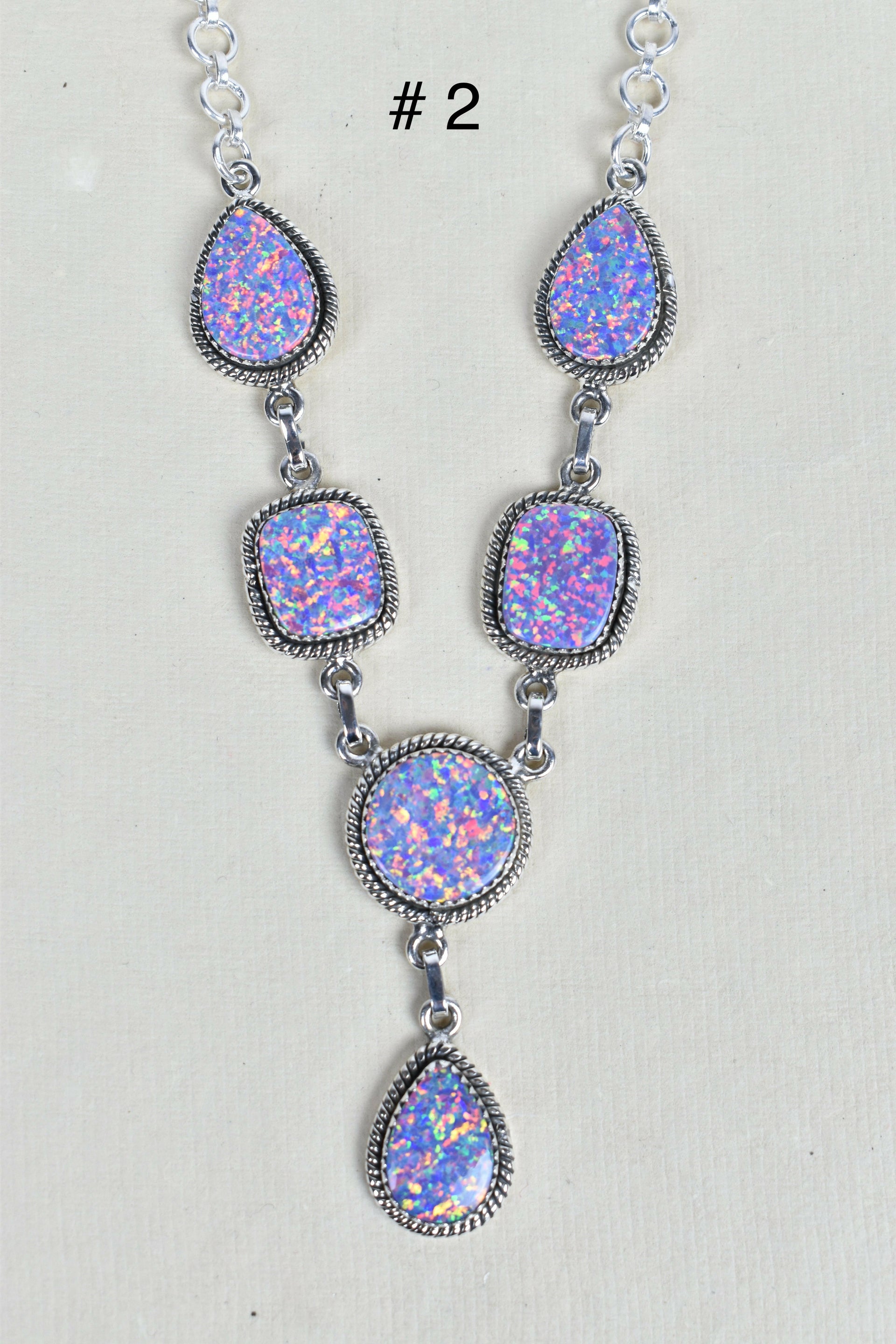 Sterling Silver Y Lariat Gemstone Necklace-Lariat and Y Necklaces-Krush Kandy, Women's Online Fashion Boutique Located in Phoenix, Arizona (Scottsdale Area)