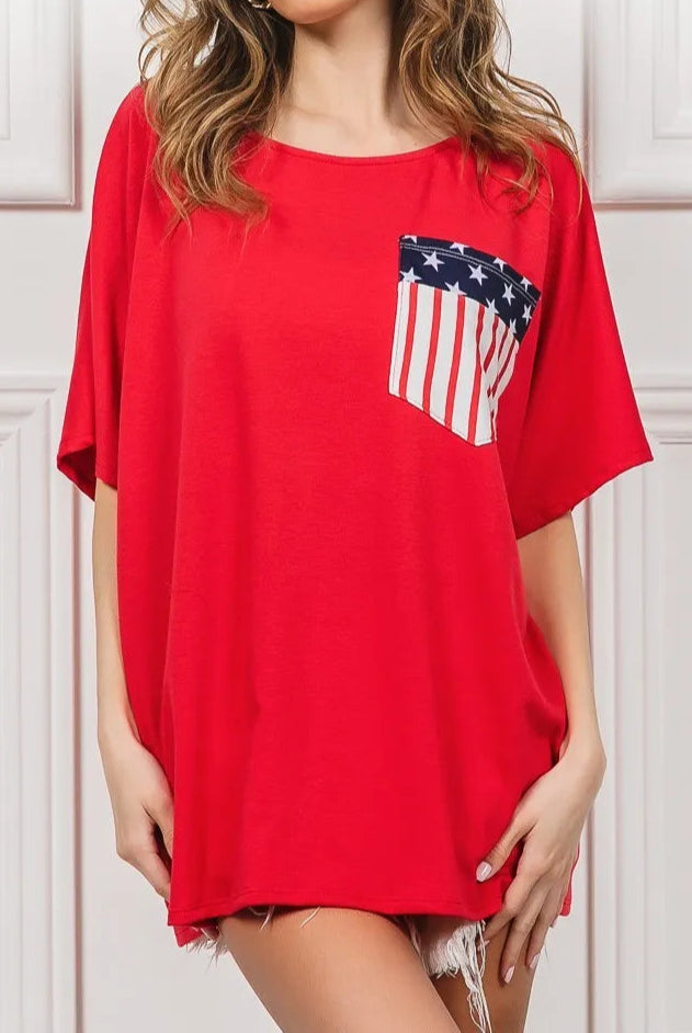 BiBi French Terry With Front Pocket Dolman Sleeves Top-Tops-Krush Kandy, Women's Online Fashion Boutique Located in Phoenix, Arizona (Scottsdale Area)