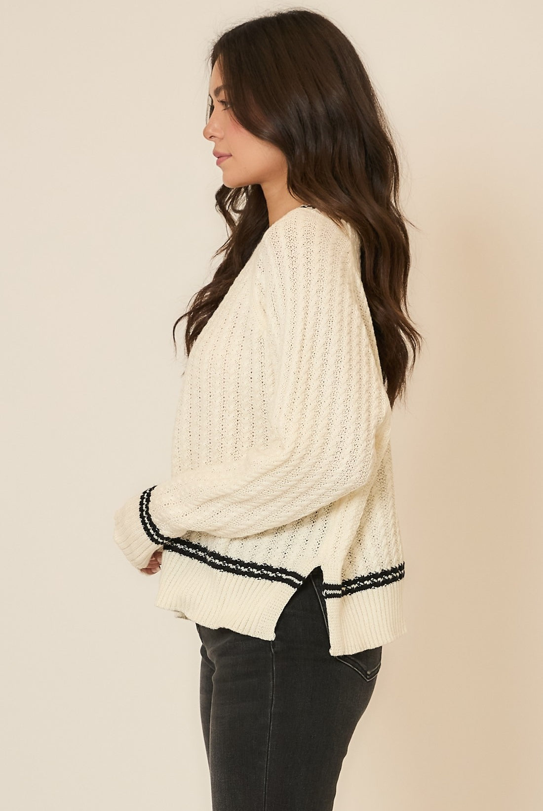 Soft Cable Knit Oversize Sweater-Sweaters-Krush Kandy, Women's Online Fashion Boutique Located in Phoenix, Arizona (Scottsdale Area)