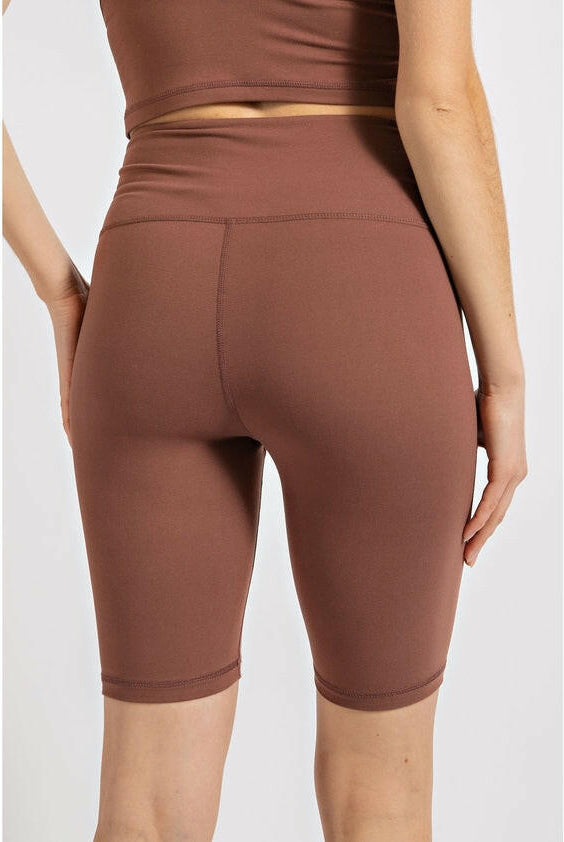 Butter Yoga Biker Shorts-Shorts-Krush Kandy, Women's Online Fashion Boutique Located in Phoenix, Arizona (Scottsdale Area)