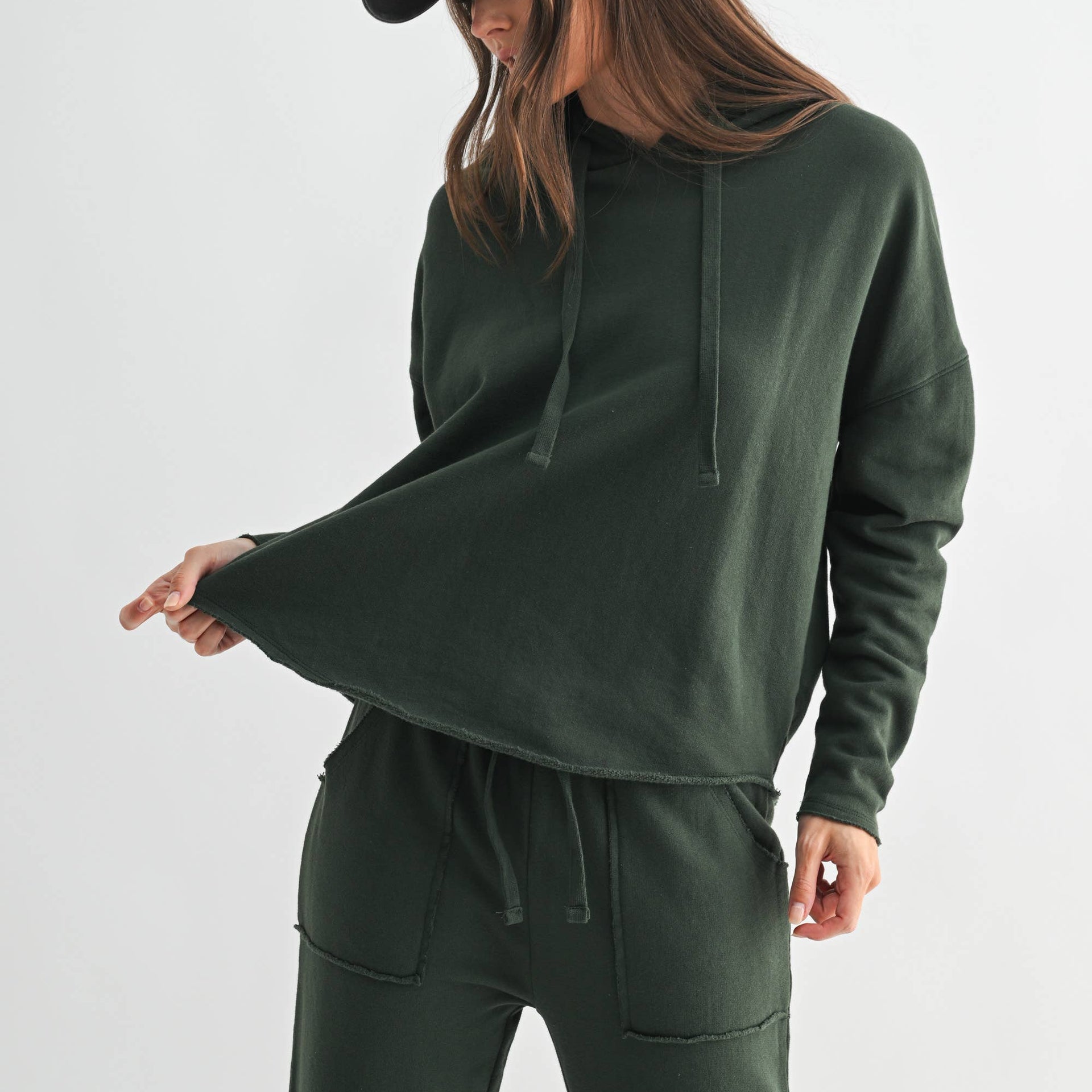 Loose Fit Hoodie Sweater-Hoodies-Krush Kandy, Women's Online Fashion Boutique Located in Phoenix, Arizona (Scottsdale Area)