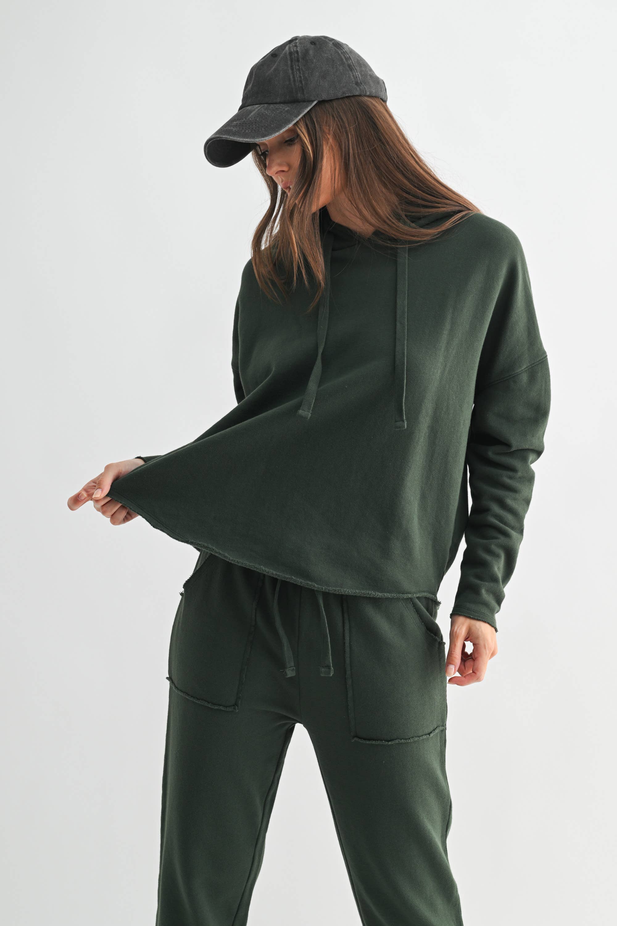 Loose Fit Hoodie Sweater-Hoodies-Krush Kandy, Women's Online Fashion Boutique Located in Phoenix, Arizona (Scottsdale Area)