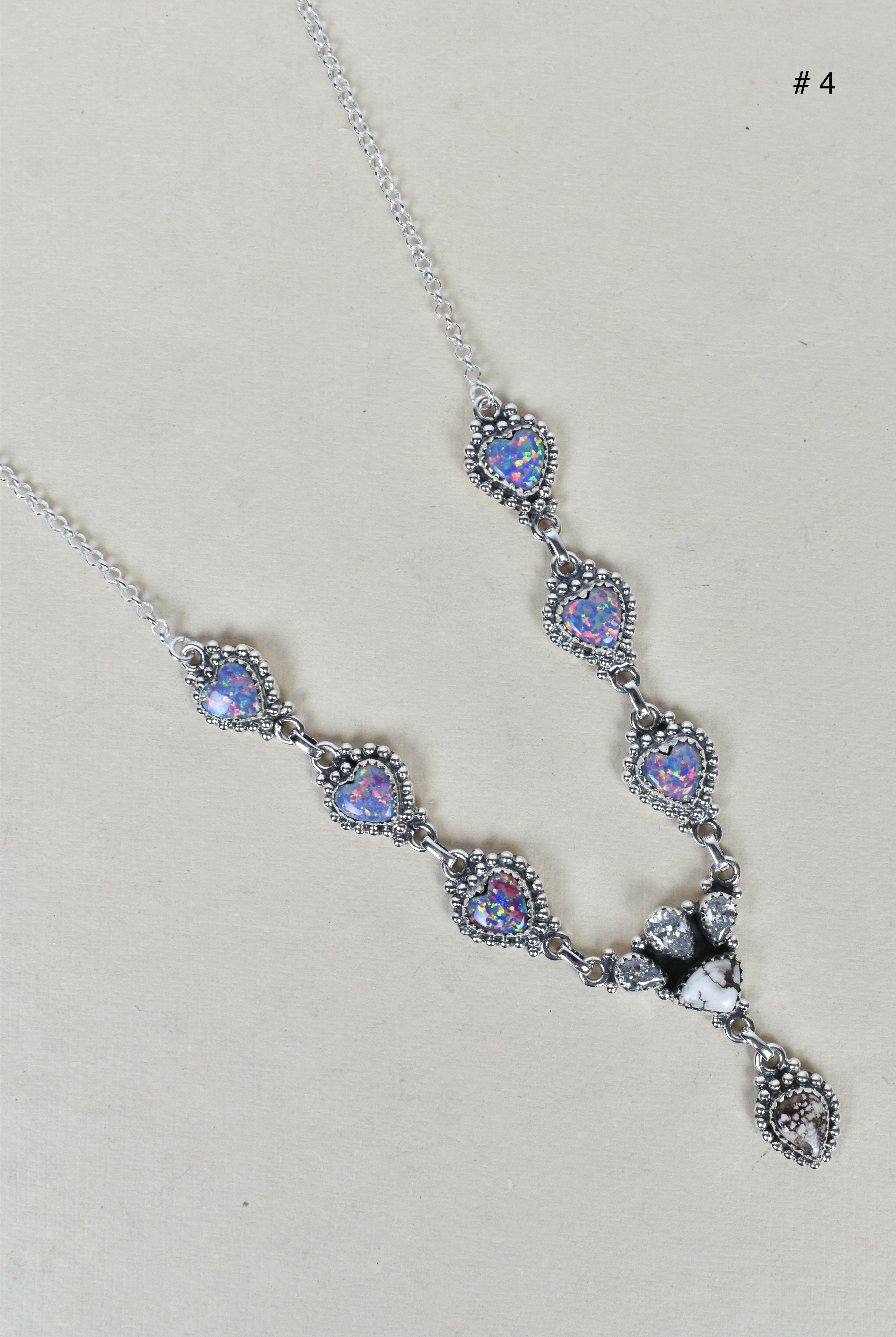 The Ethereal Elegance Sterling Silver Necklace-Lariat and Y Necklaces-Krush Kandy, Women's Online Fashion Boutique Located in Phoenix, Arizona (Scottsdale Area)