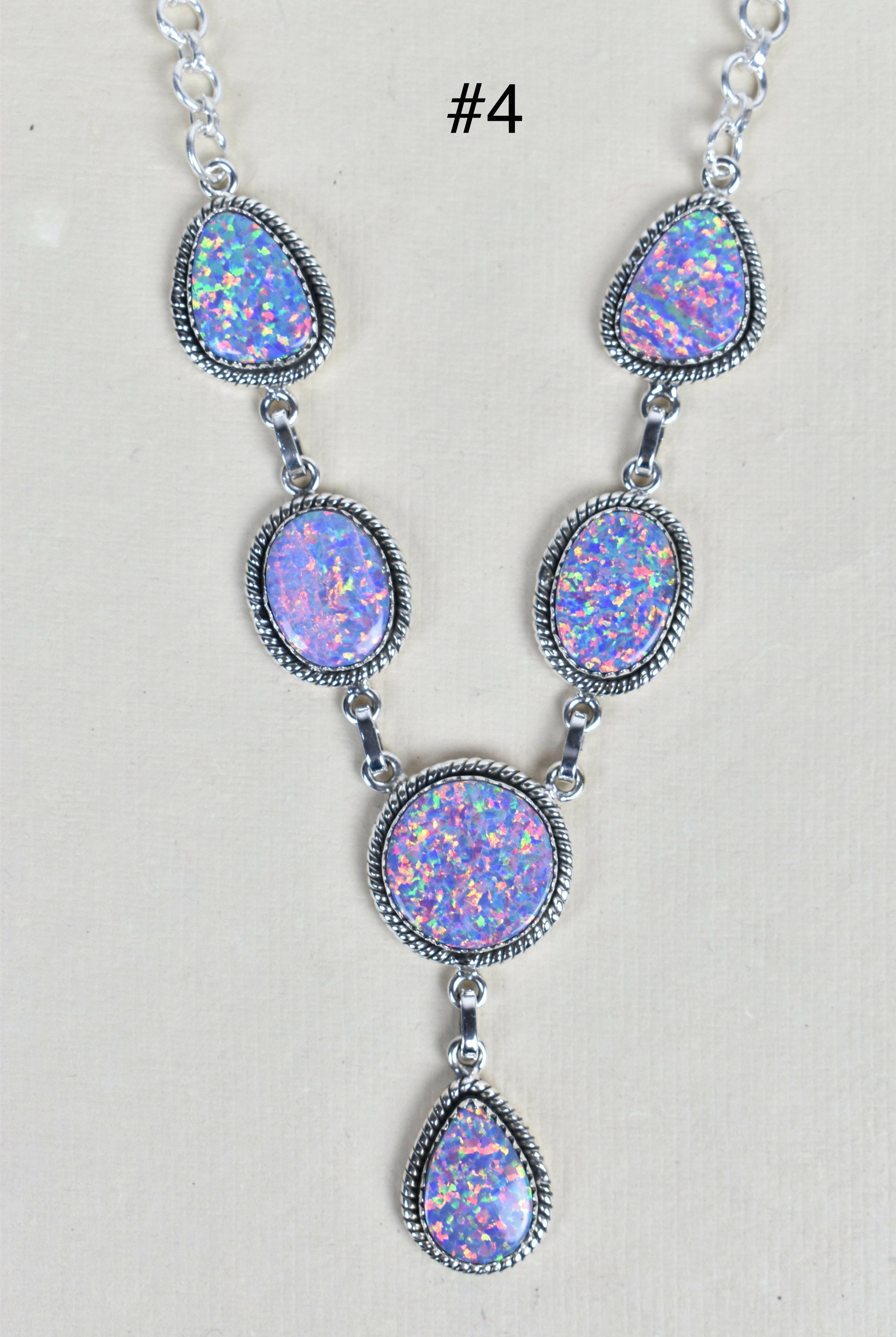 Sterling Silver Y Lariat Gemstone Necklace-Lariat and Y Necklaces-Krush Kandy, Women's Online Fashion Boutique Located in Phoenix, Arizona (Scottsdale Area)