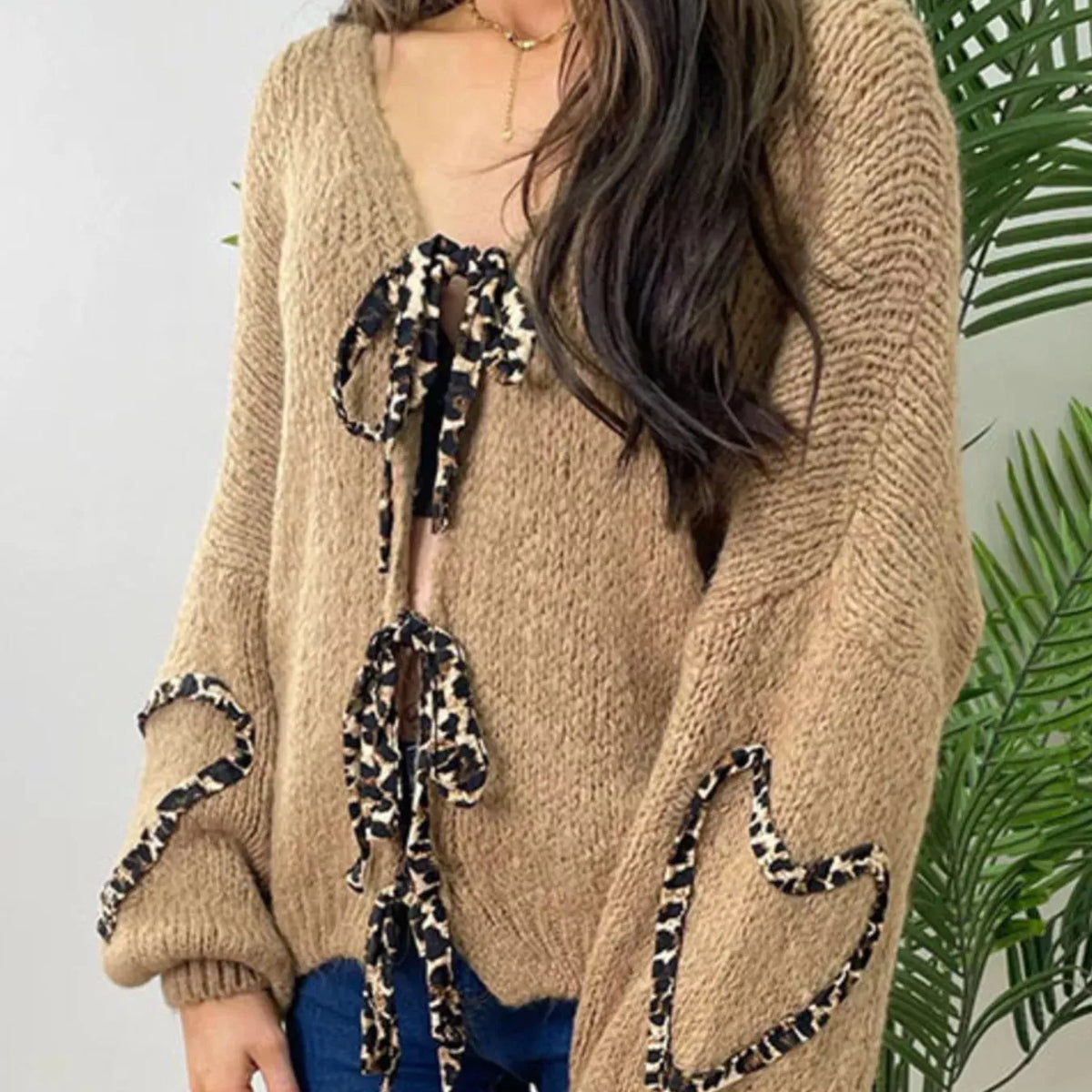 Tie Front Long Sleeve Sweater-Krush Kandy, Women's Online Fashion Boutique Located in Phoenix, Arizona (Scottsdale Area)